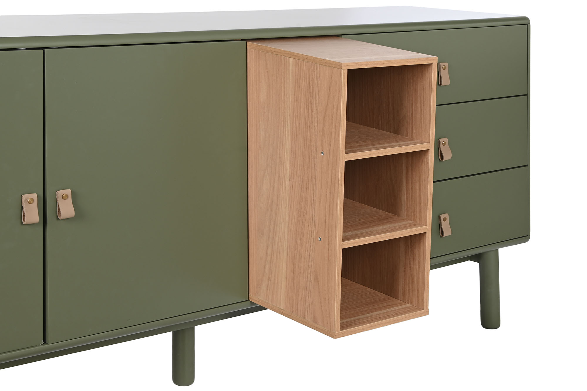 Buffet mdf pu 180x40x75 verde