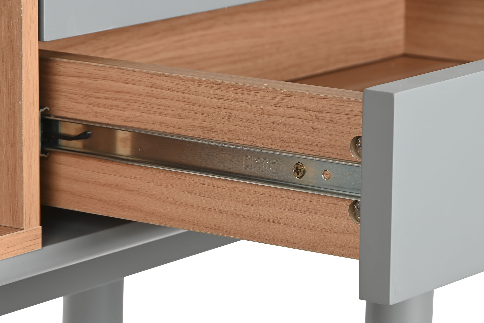 Consola mdf pu 120x35x90 gris