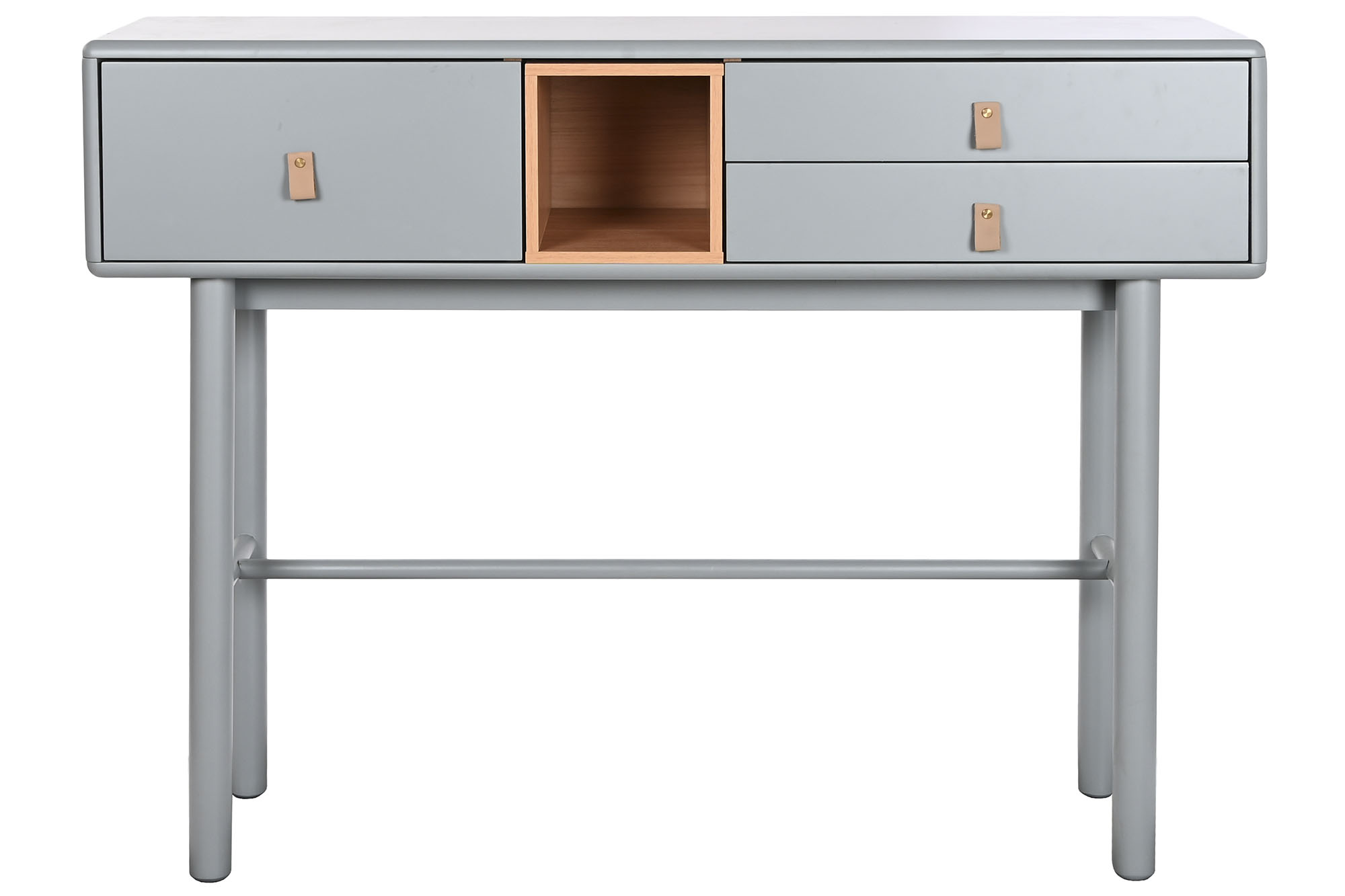 Consola mdf pu 120x35x90 gris