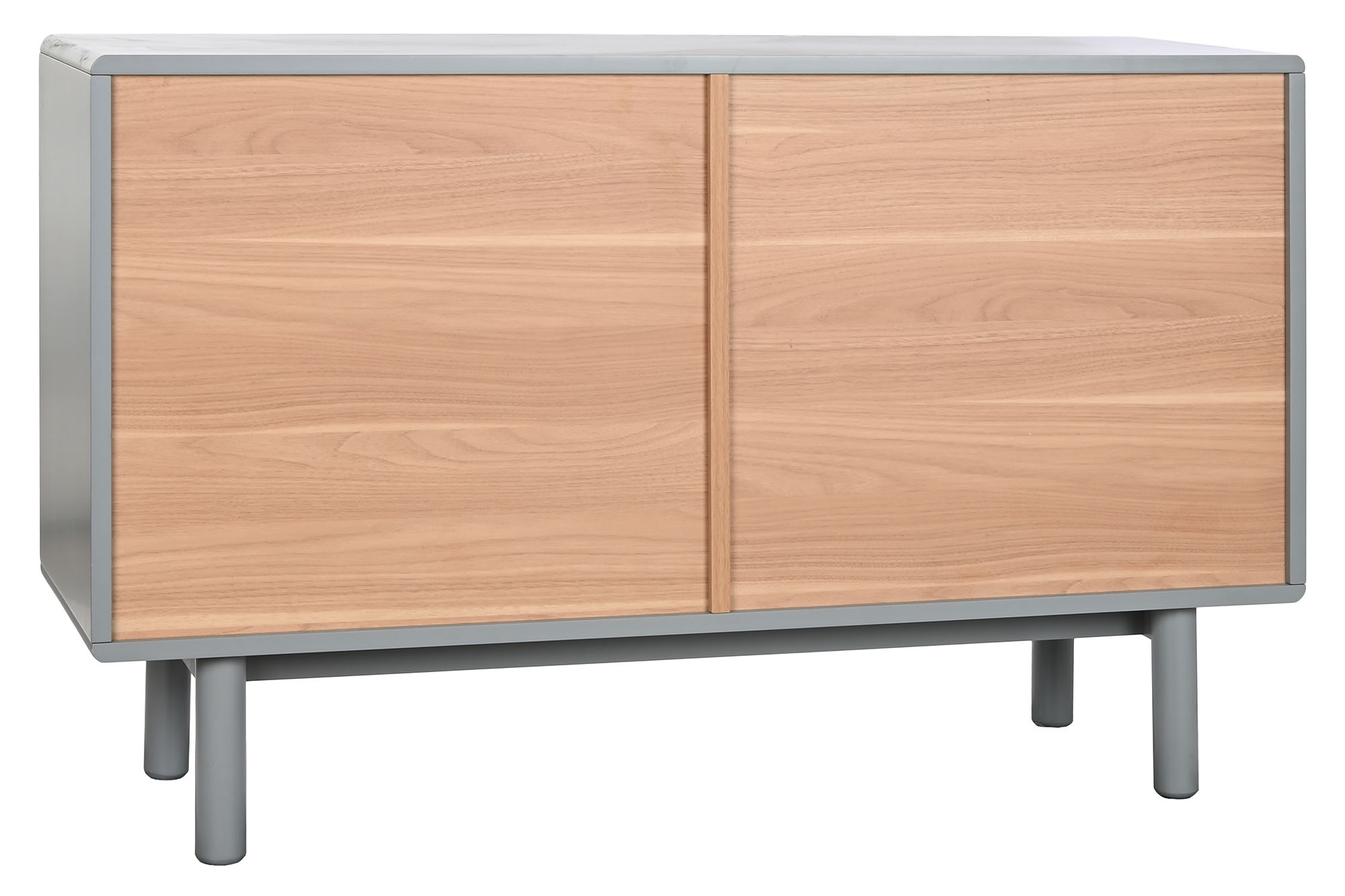 Comoda mdf pu 120x40x75 gris