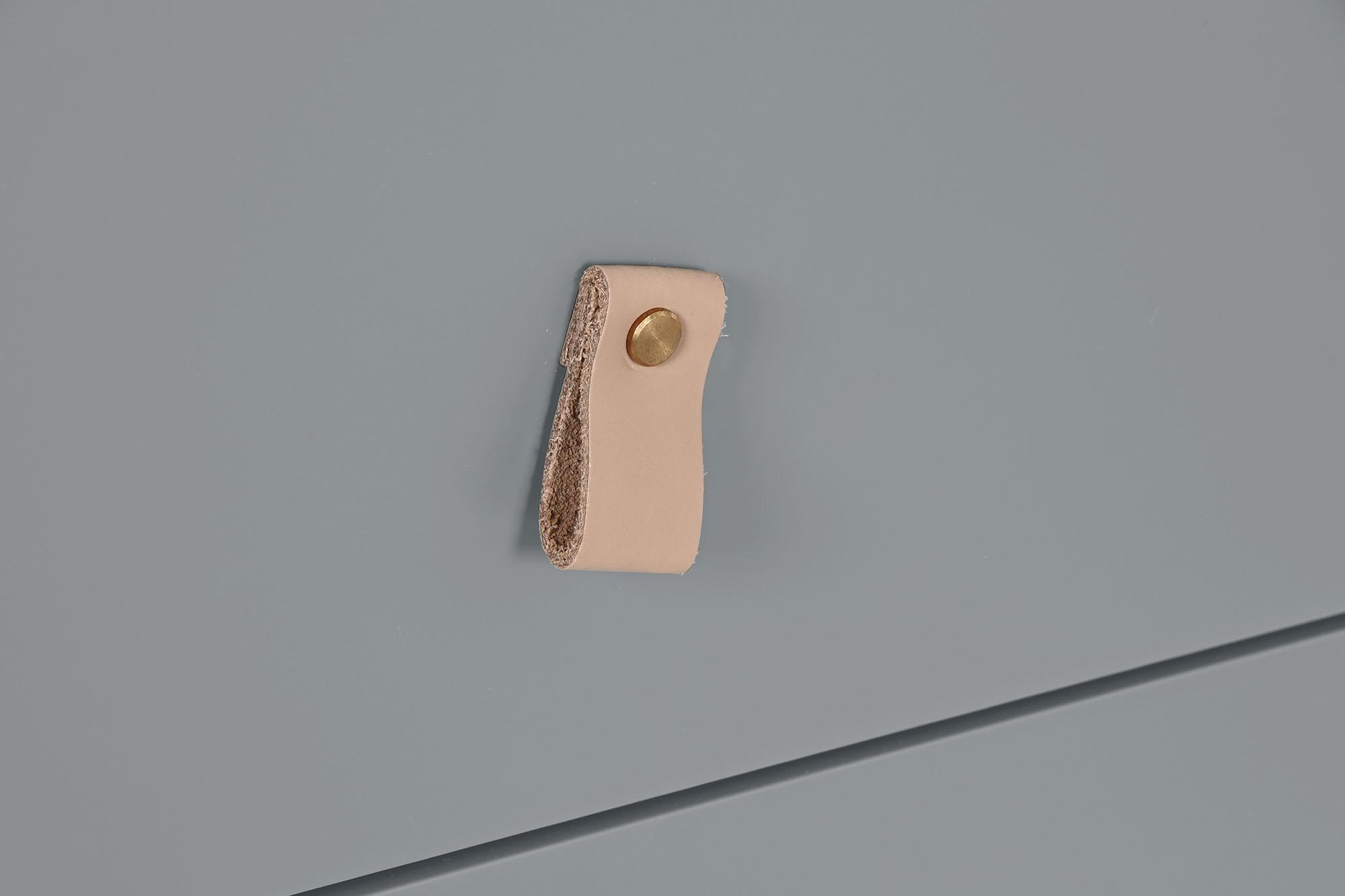 Chifonier mdf pu 80x40x117 gris