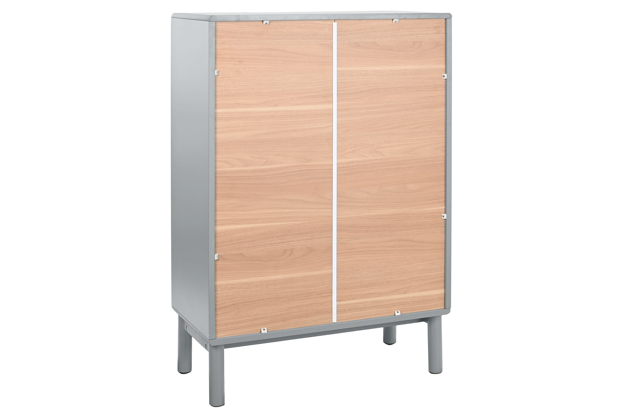 Chifonier mdf pu 80x40x117 gris