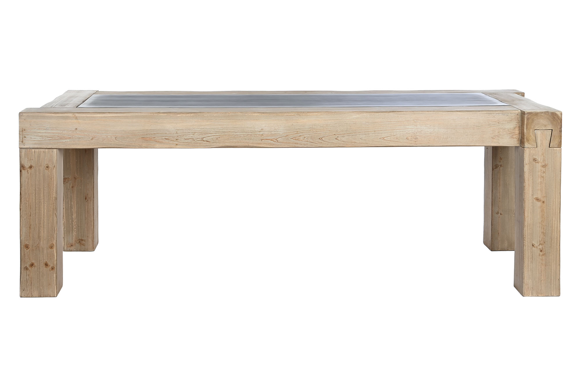 Mesa comedor abeto mdf 220x90x76 natural