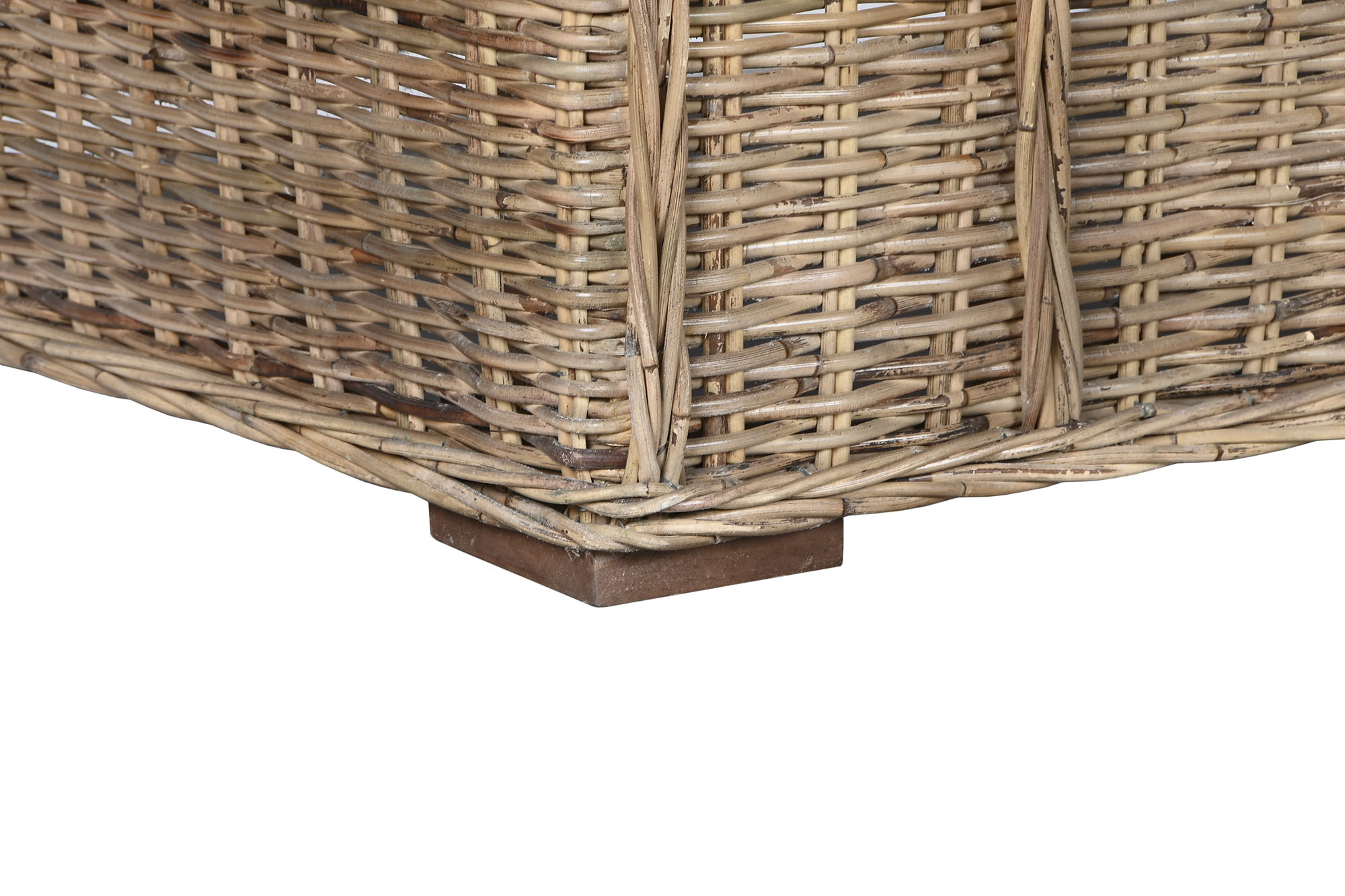 Sofa ratan 174x88x69 con cojines algod n natural