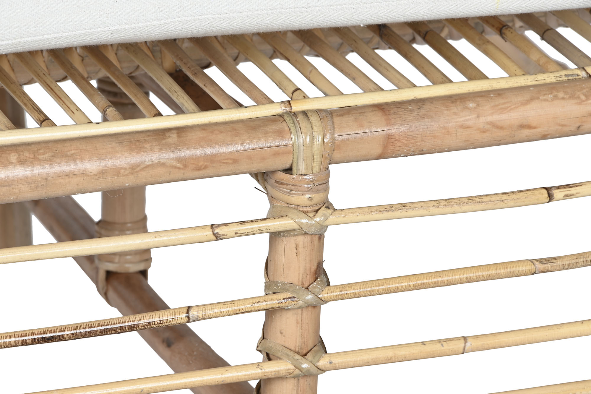 Sofa ratan algodon 192x72x75 con cojines algod n