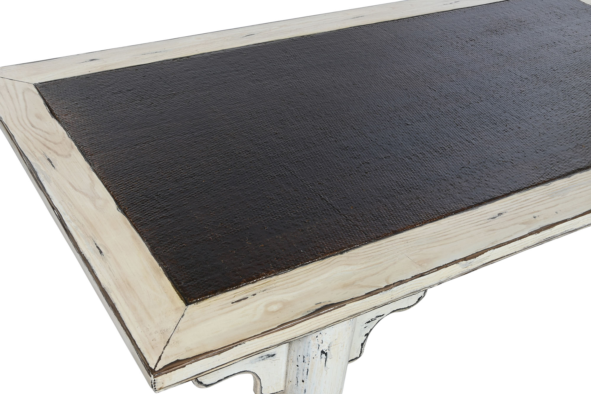 Mesa centro olmo macizo ratan 167x90x50 decape