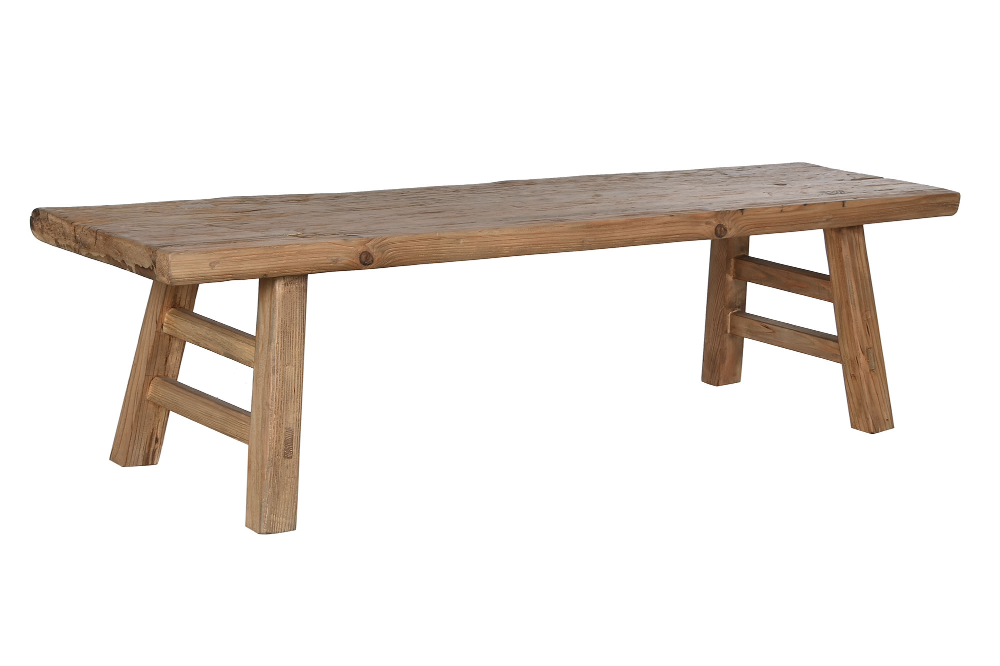 Mesa centro olmo macizo 167x41x42,5 3,90 acabado