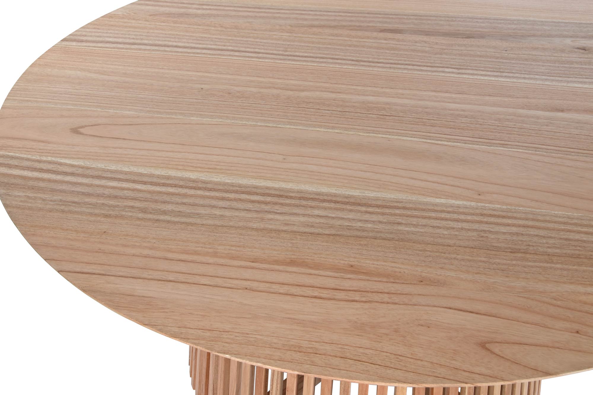 Mesa redonda comedor mindi 150x150x75 natural