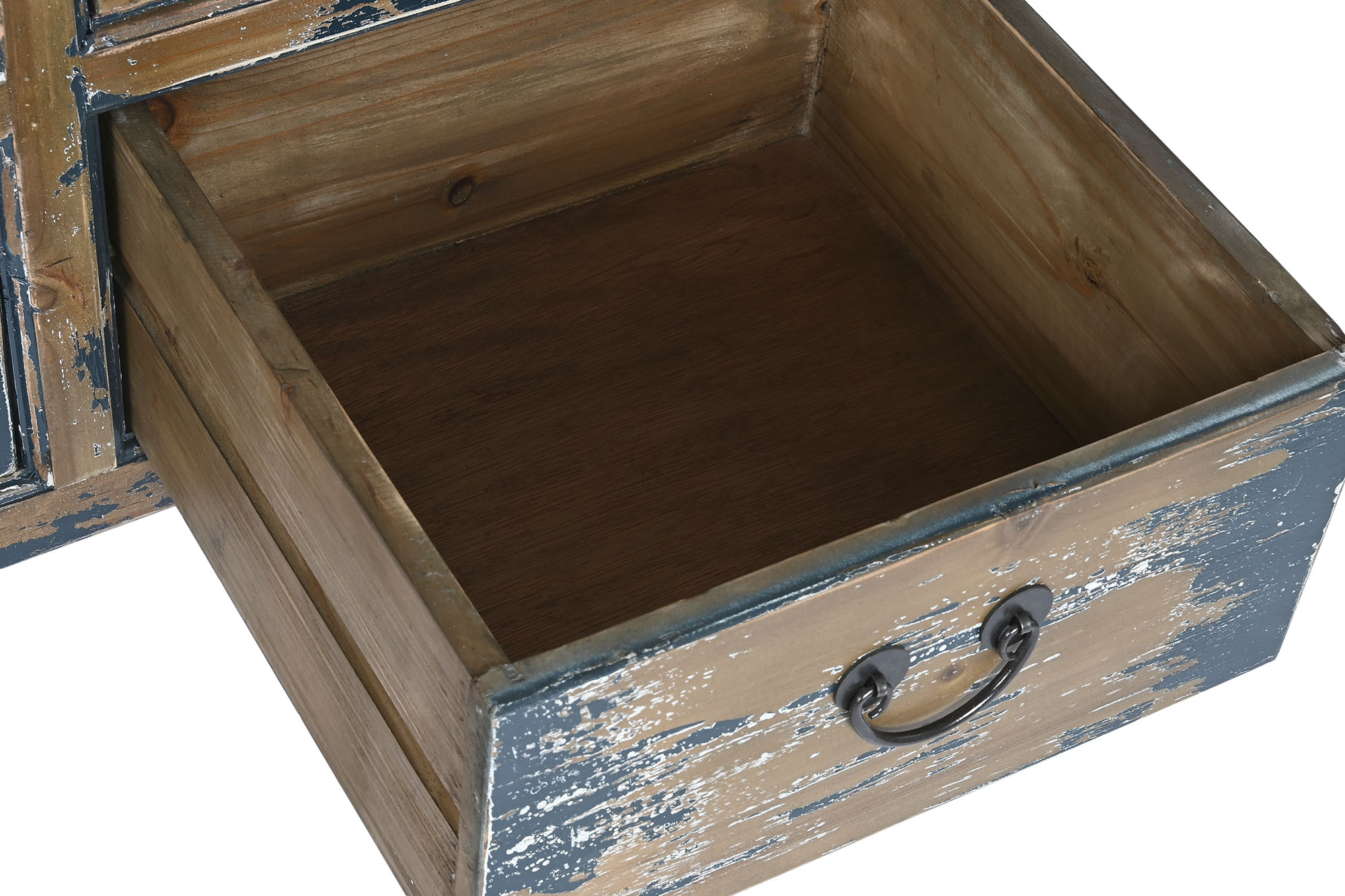Comoda madera 150x45x90 envejecido marron