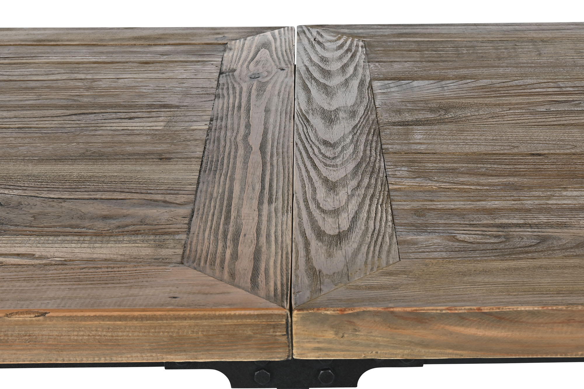 Mesa comedor madera metal 300x100x78 marron