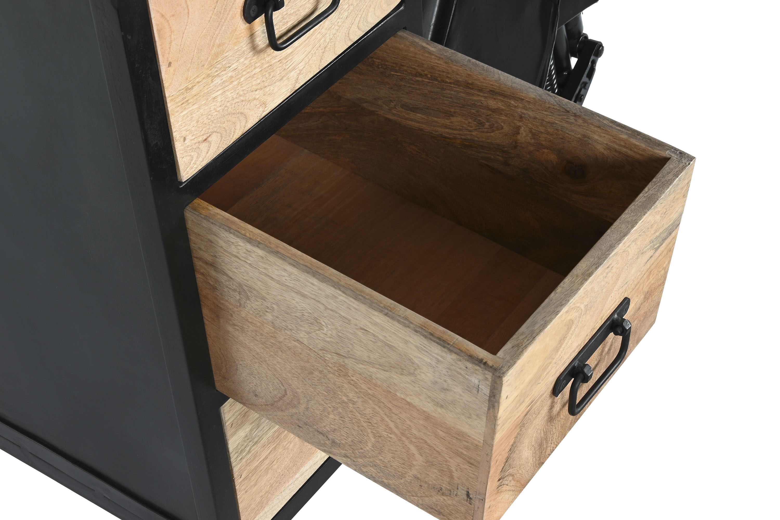 Cajonera hierro mango 100x68x105 moto desgastado
