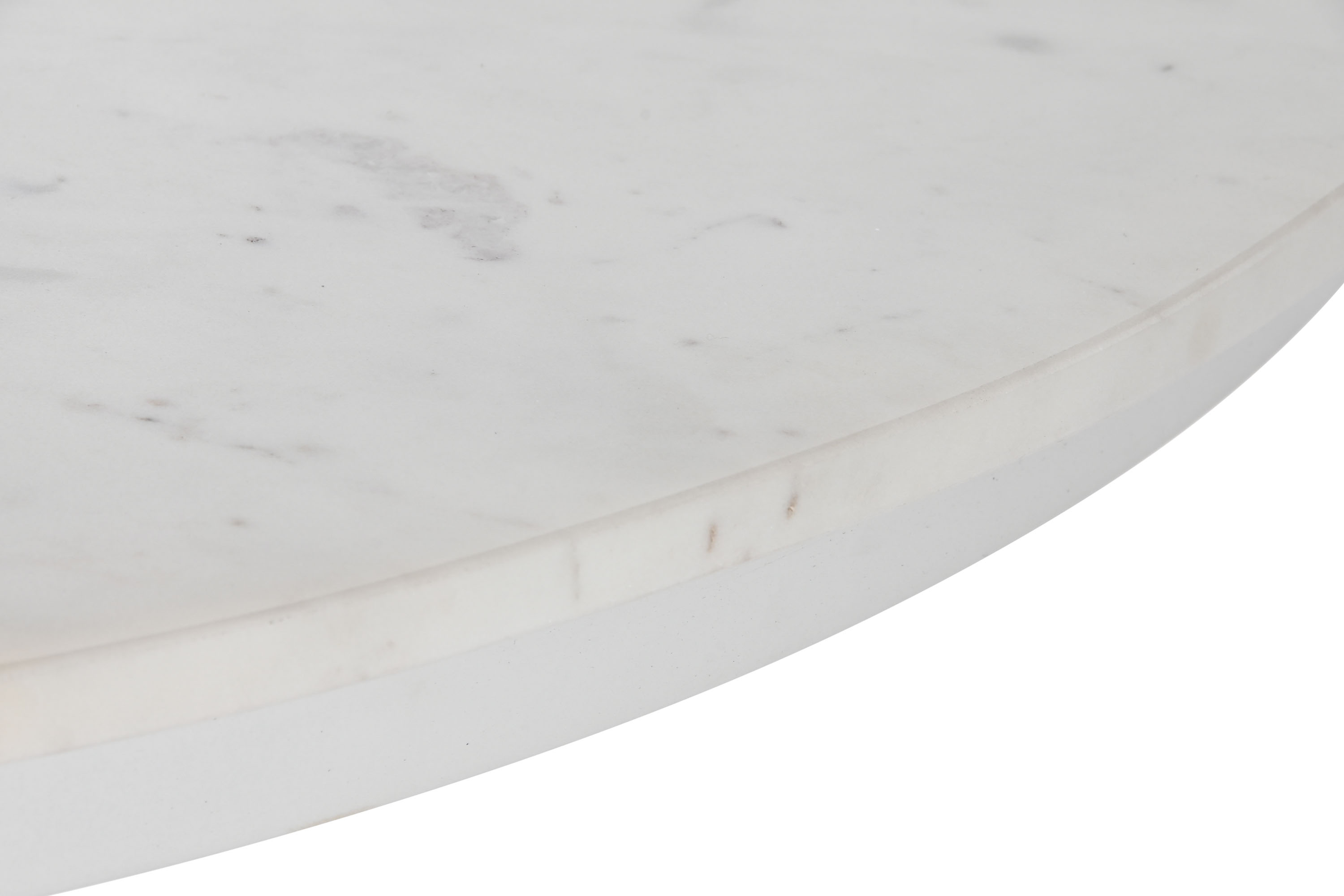 Mesa comedor marmol metal 110x110x76 blanco