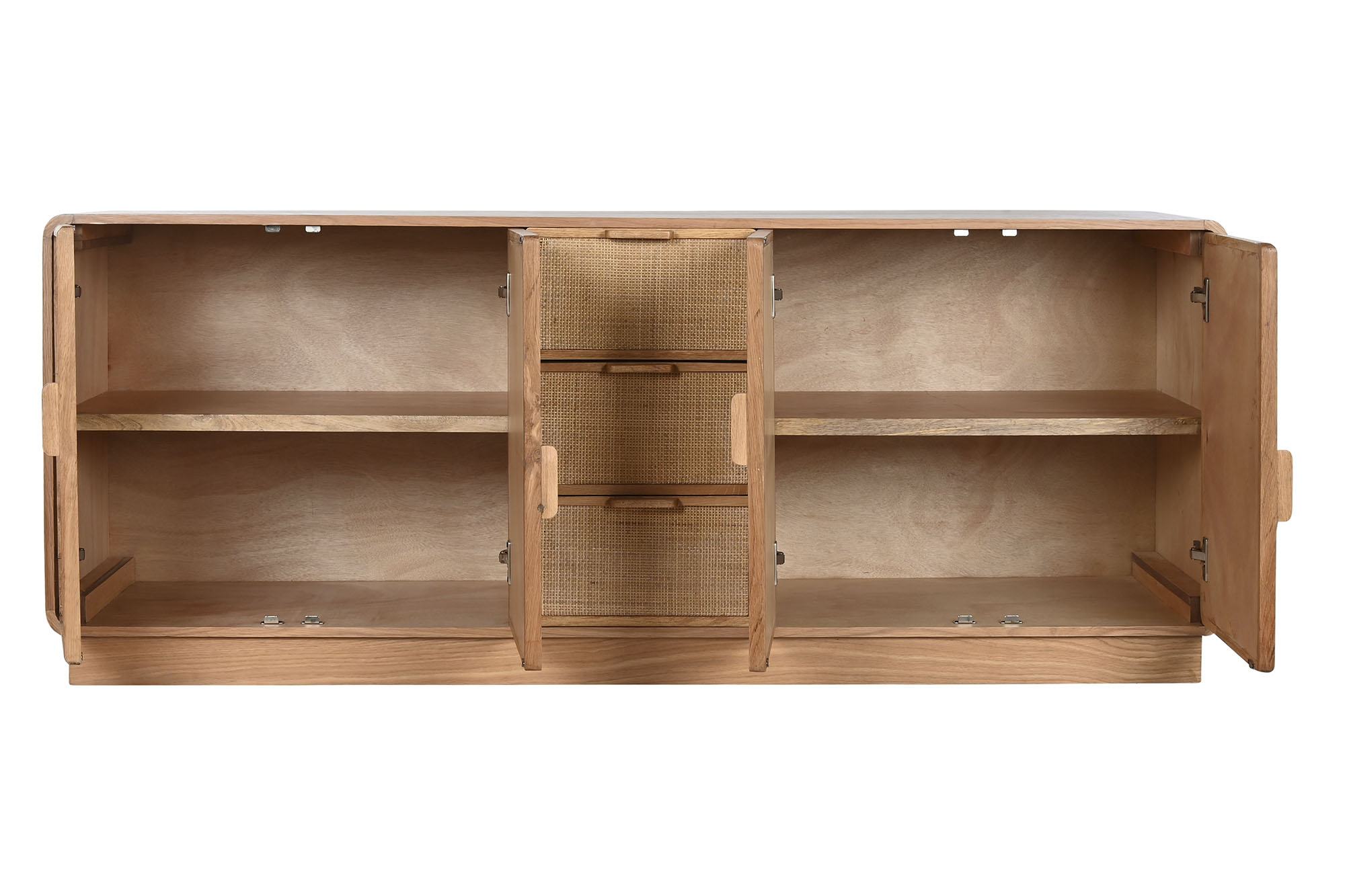 Buffet roble ratan 182x45x71 77,20 natural