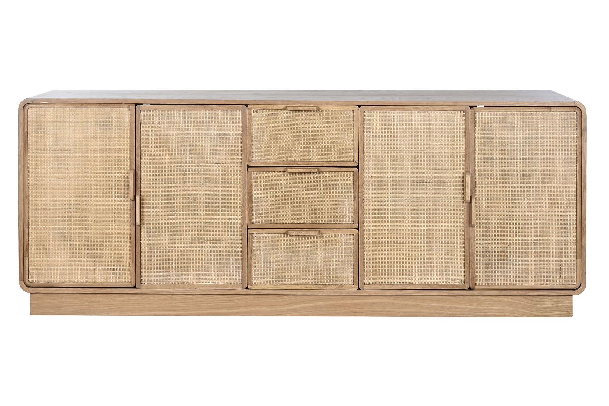 Buffet roble ratan 182x45x71 77,20 natural