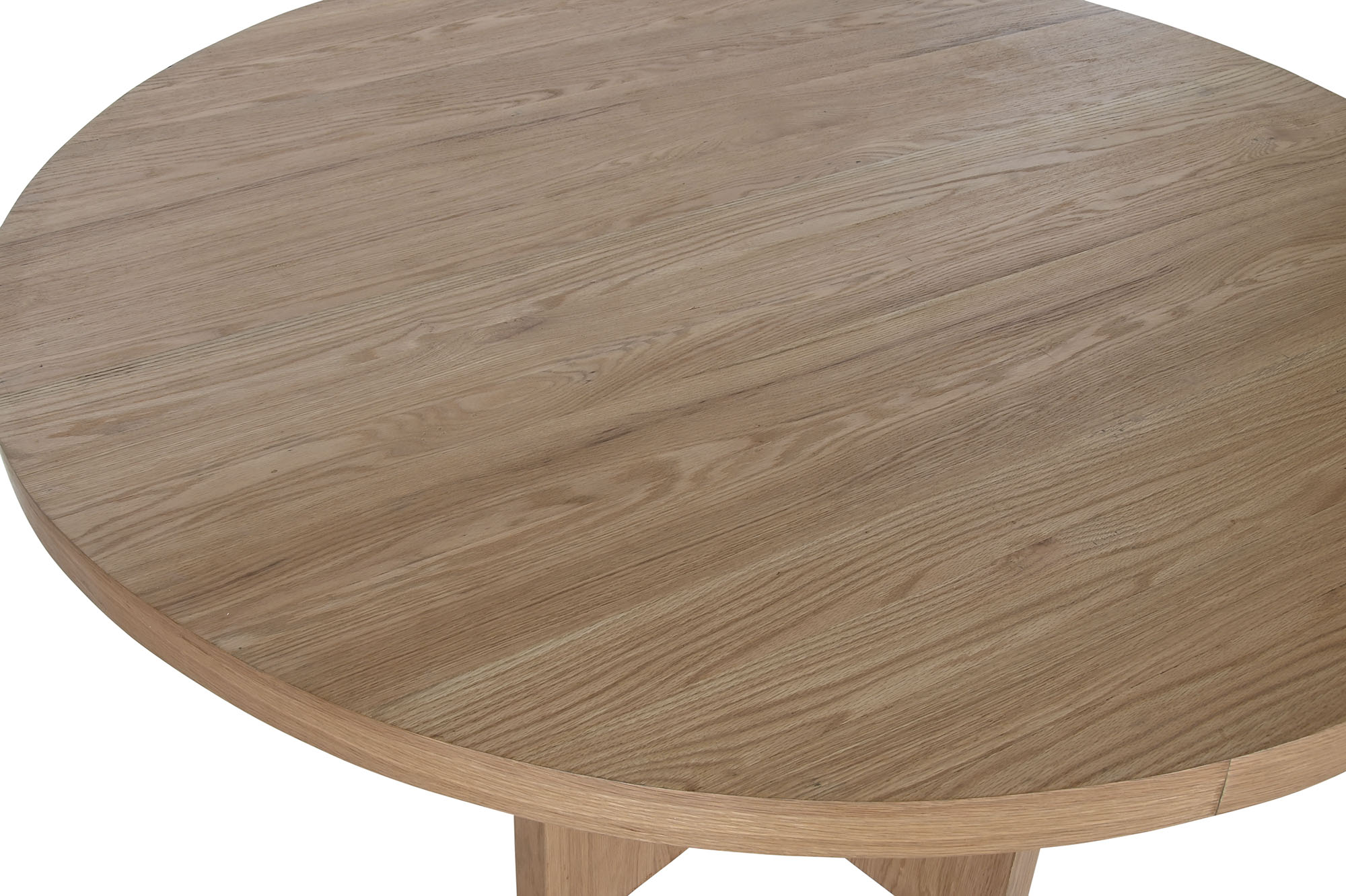 Mesa redonda comedor roble 152x152x76 natural