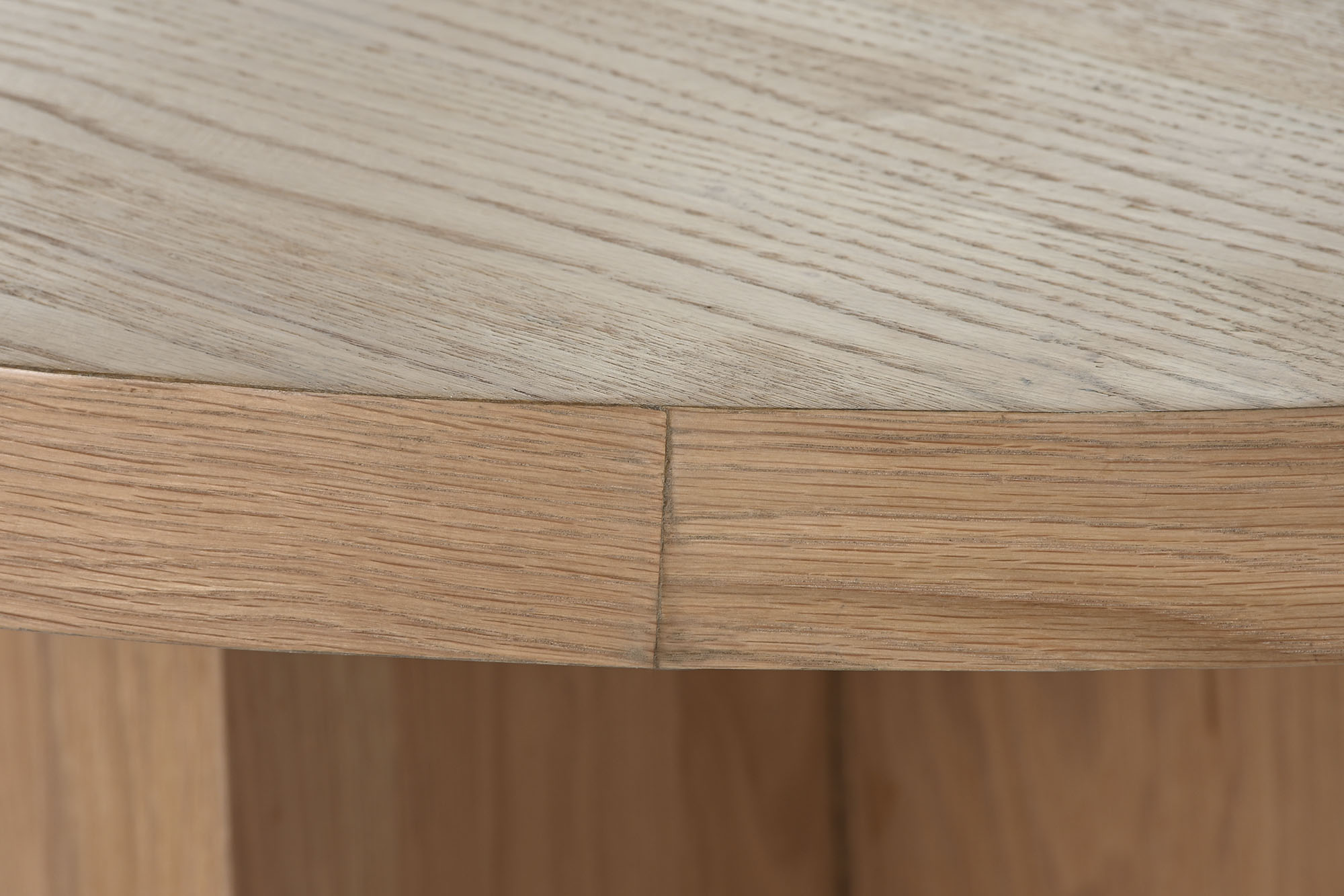 Mesa redonda comedor roble 152x152x76 natural