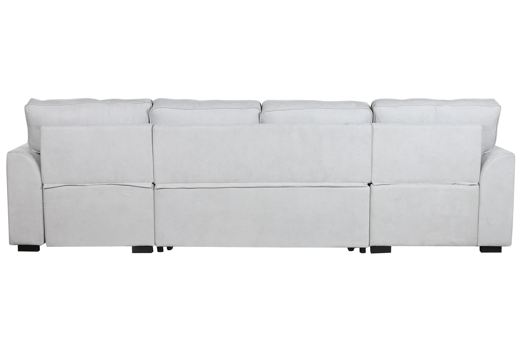 Sofa cama poliester 298x154x92 gris