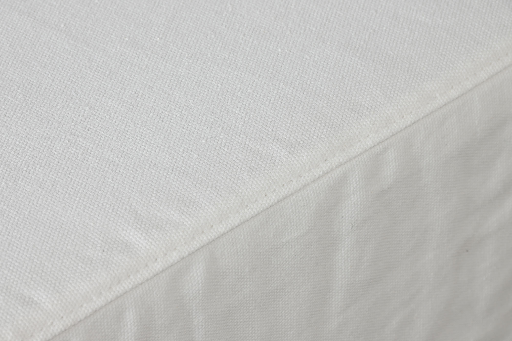 Sofa poliester pluma 286x95,5x57 blanco