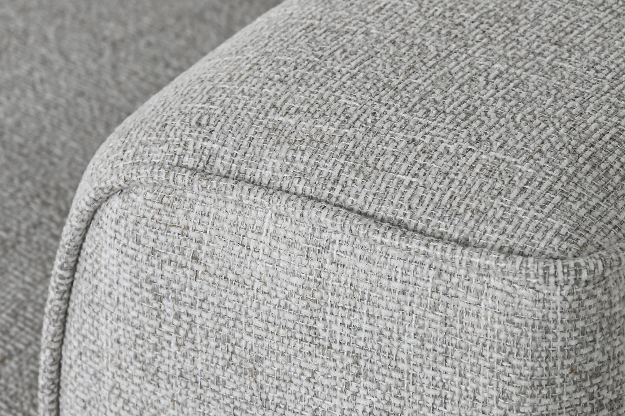 Sofa poliester 231x170x82 modular gris