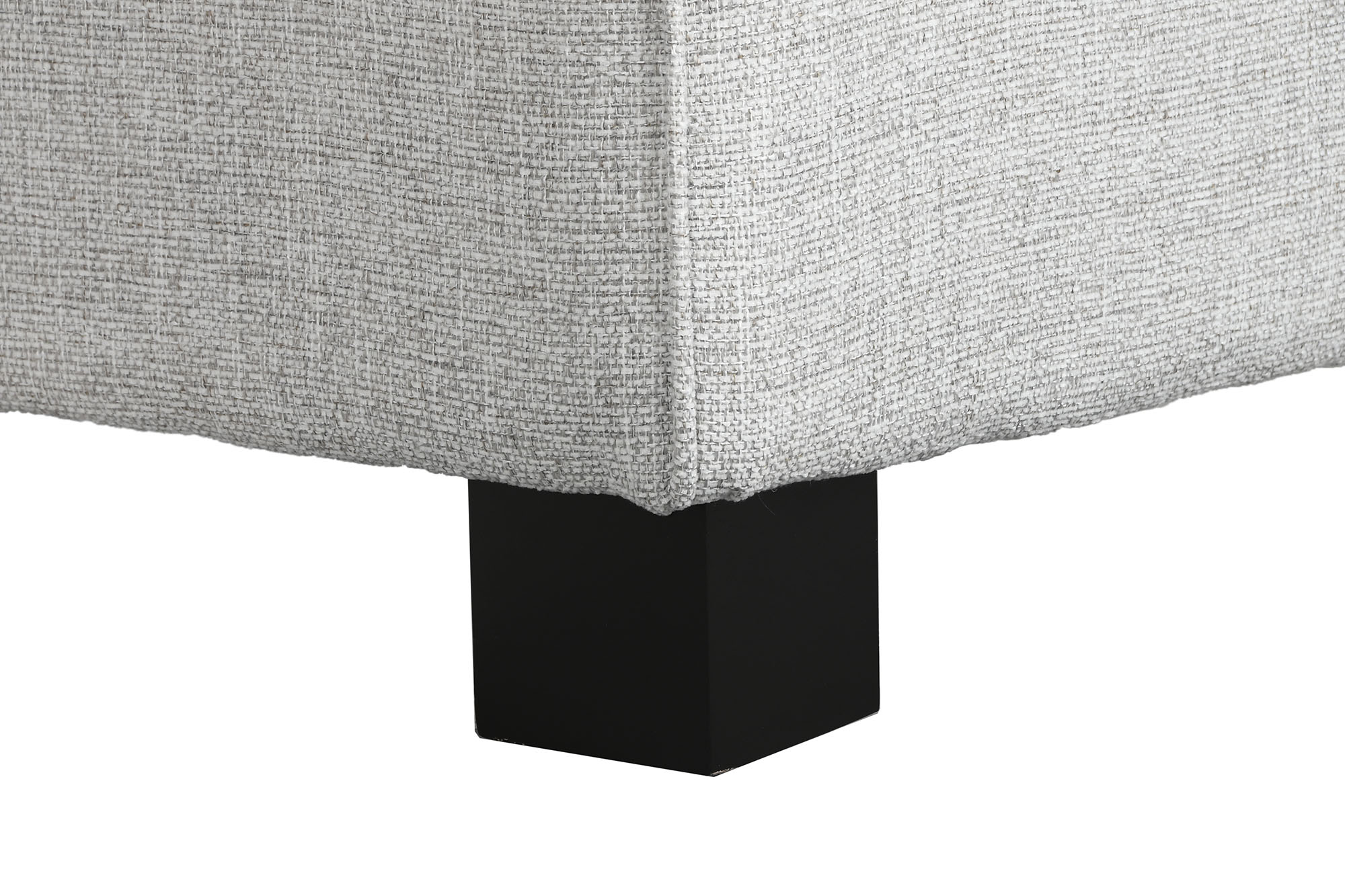 Sofa poliester 231x170x82 modular gris