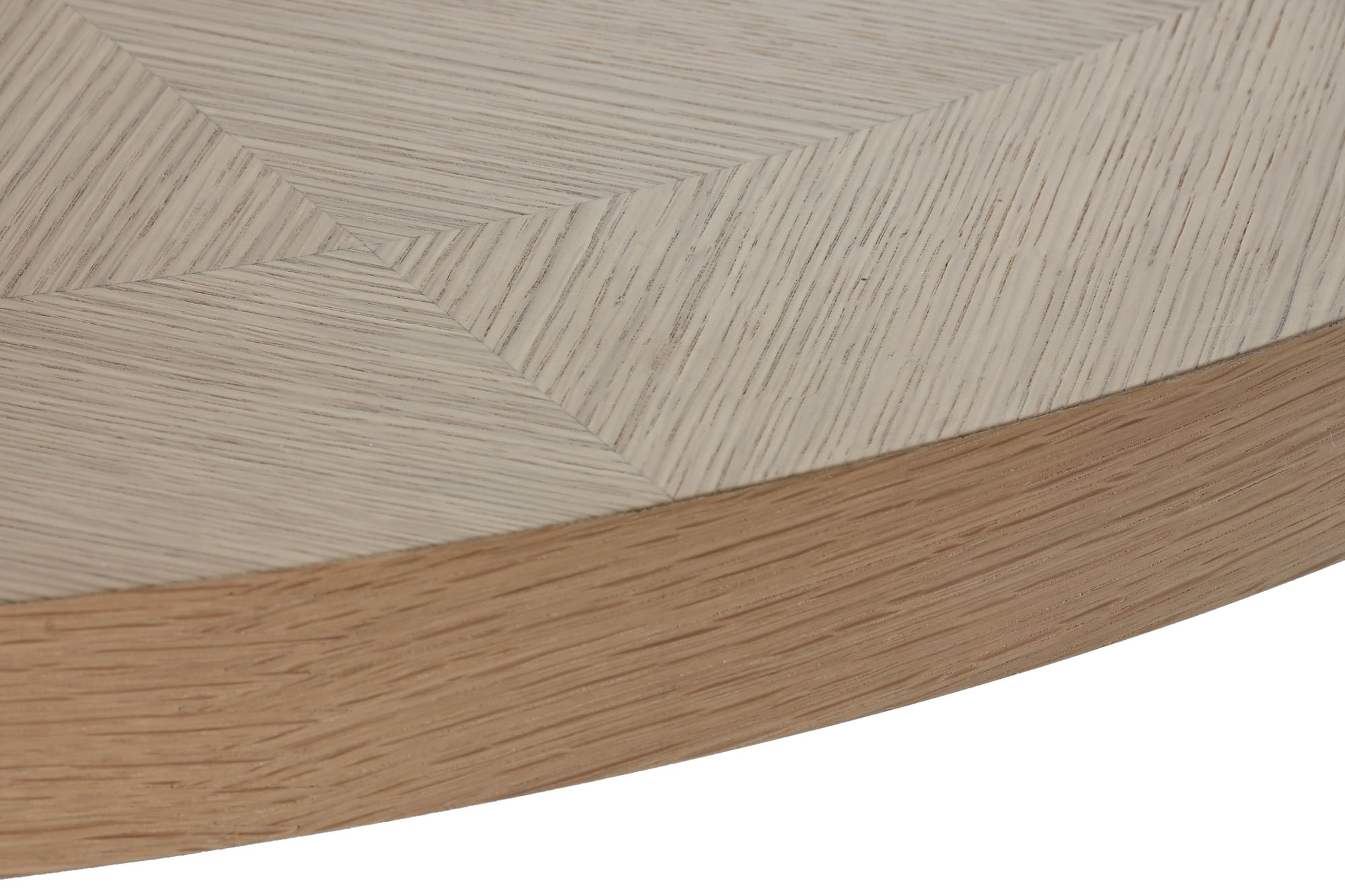 Mesa madera caucho 137x137x75 natural