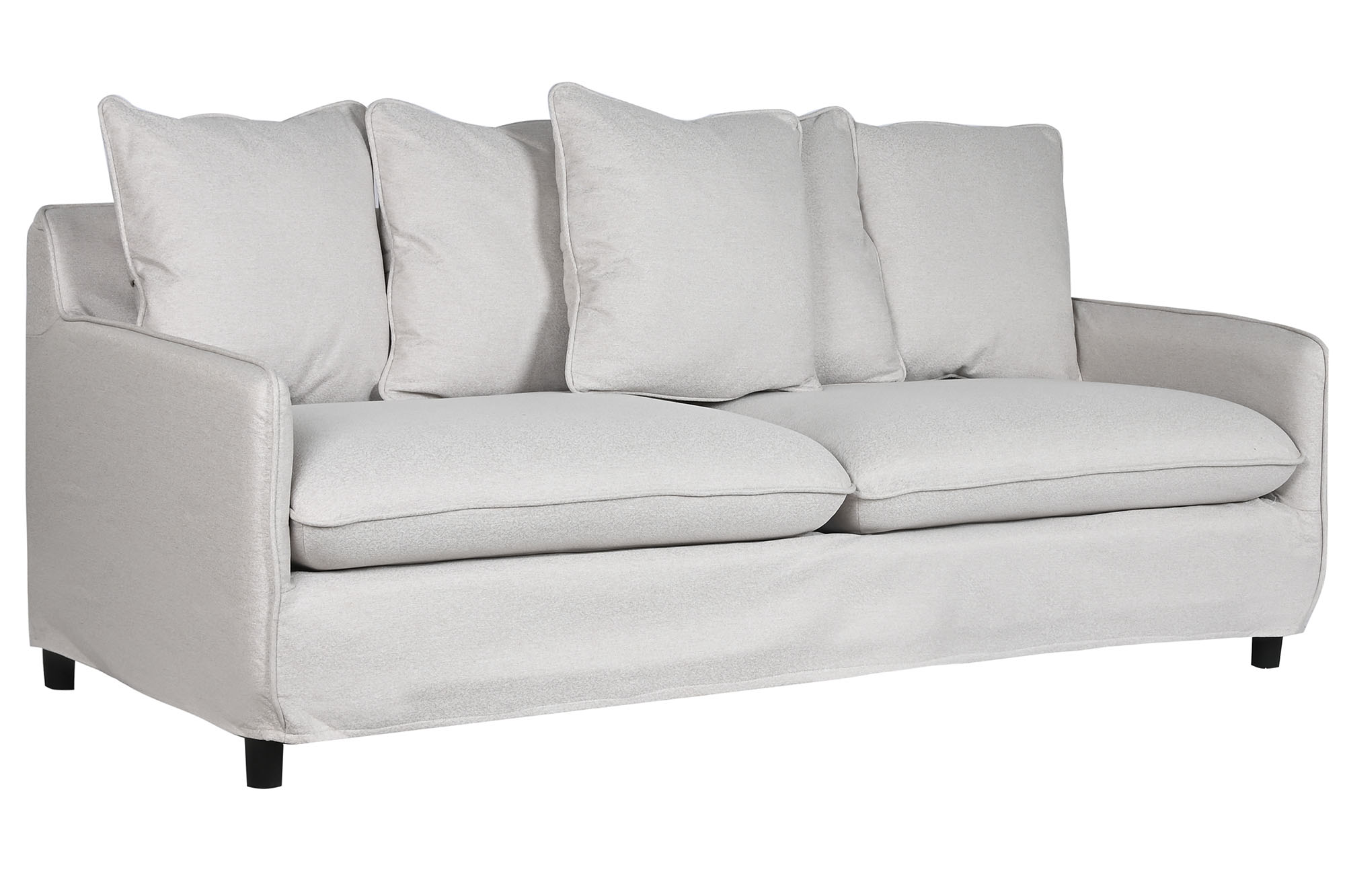 Sofa poliester 196x85x90 beige