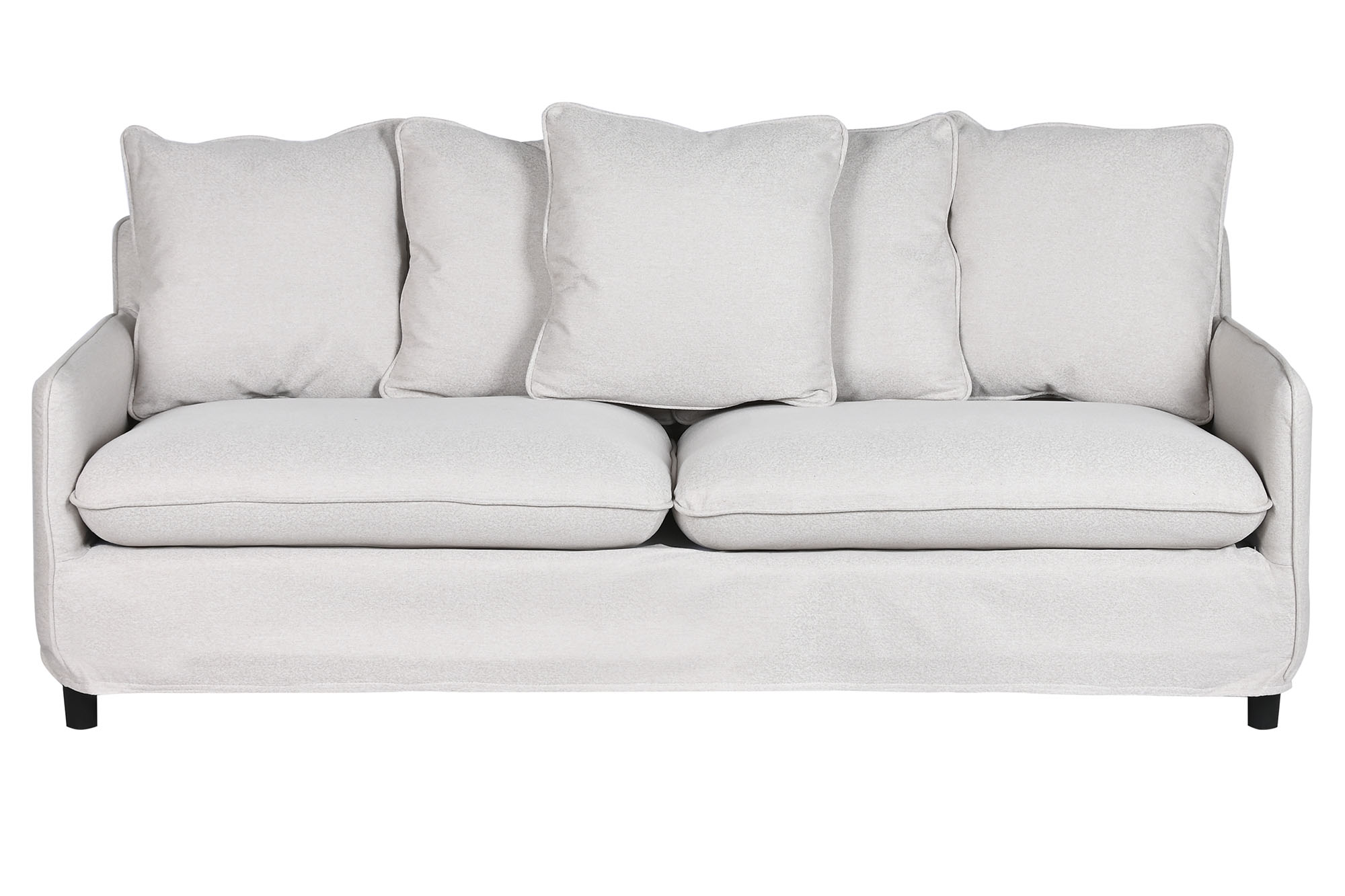 Sofa poliester 196 x 85 x 90 beis