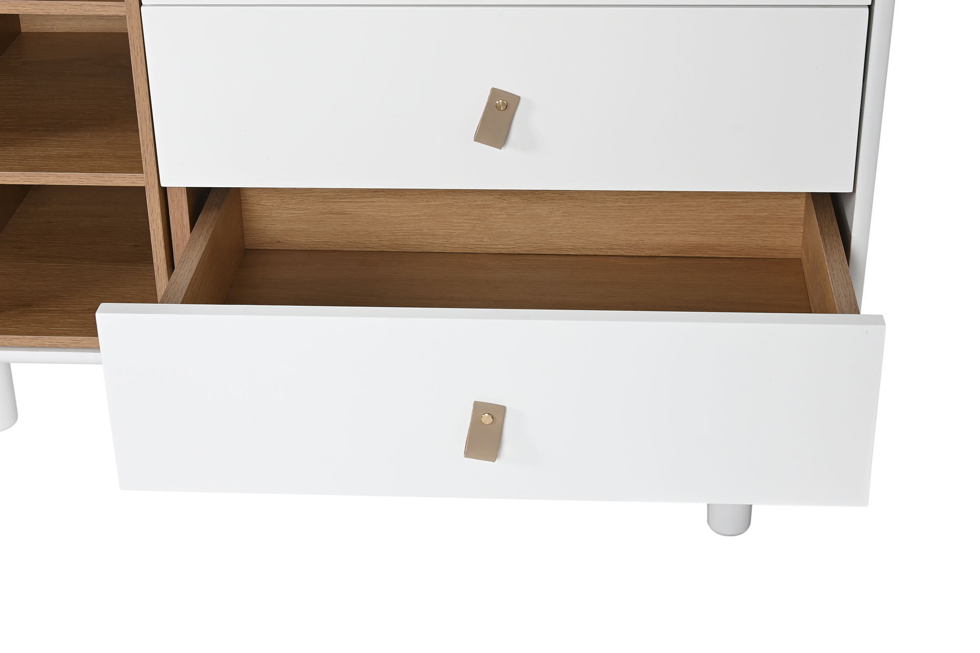 Buffet madera dm pu 180x40x75 65,75 blanco
