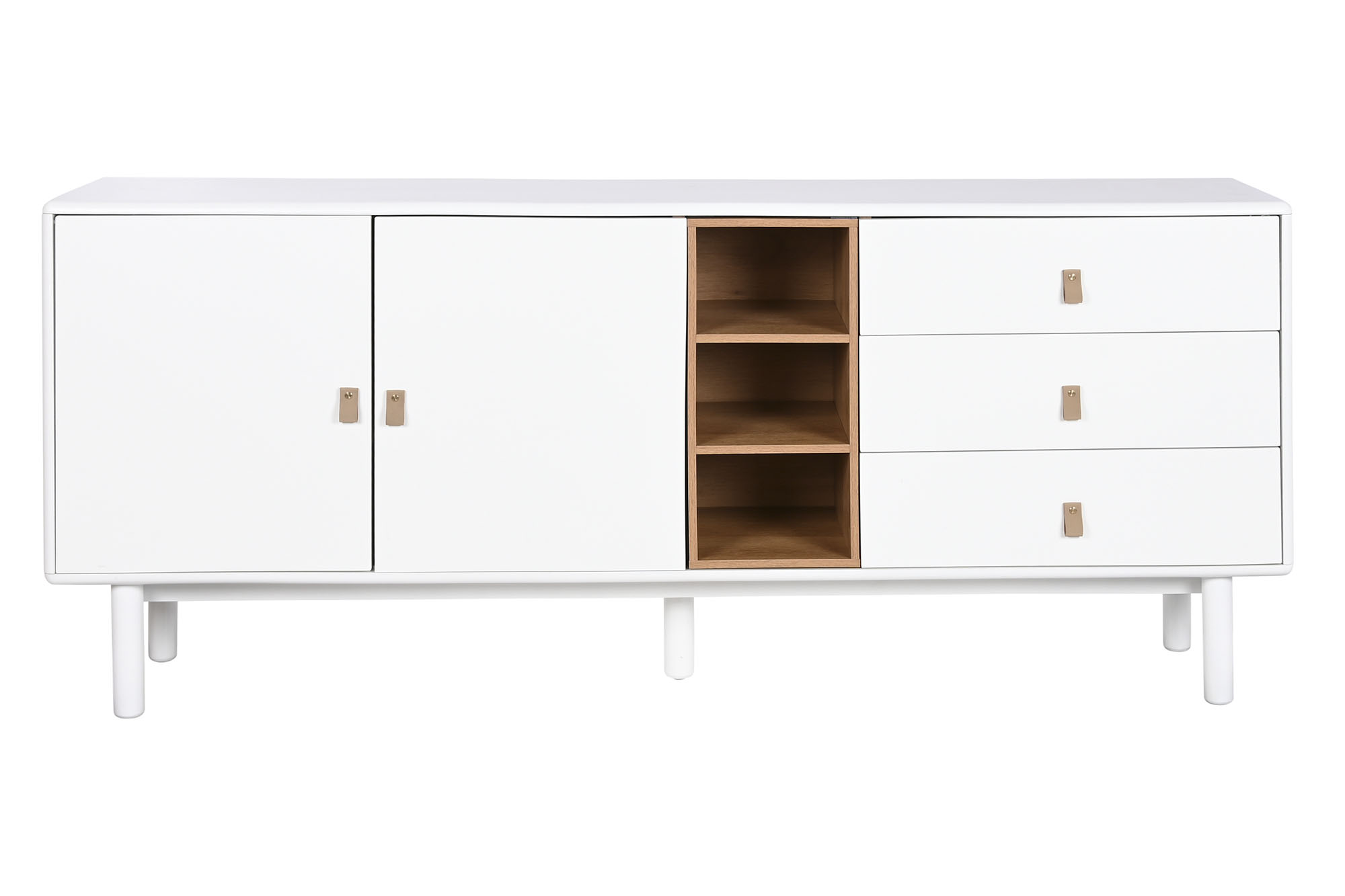 Buffet madera dm pu 180x40x75 65,75 blanco