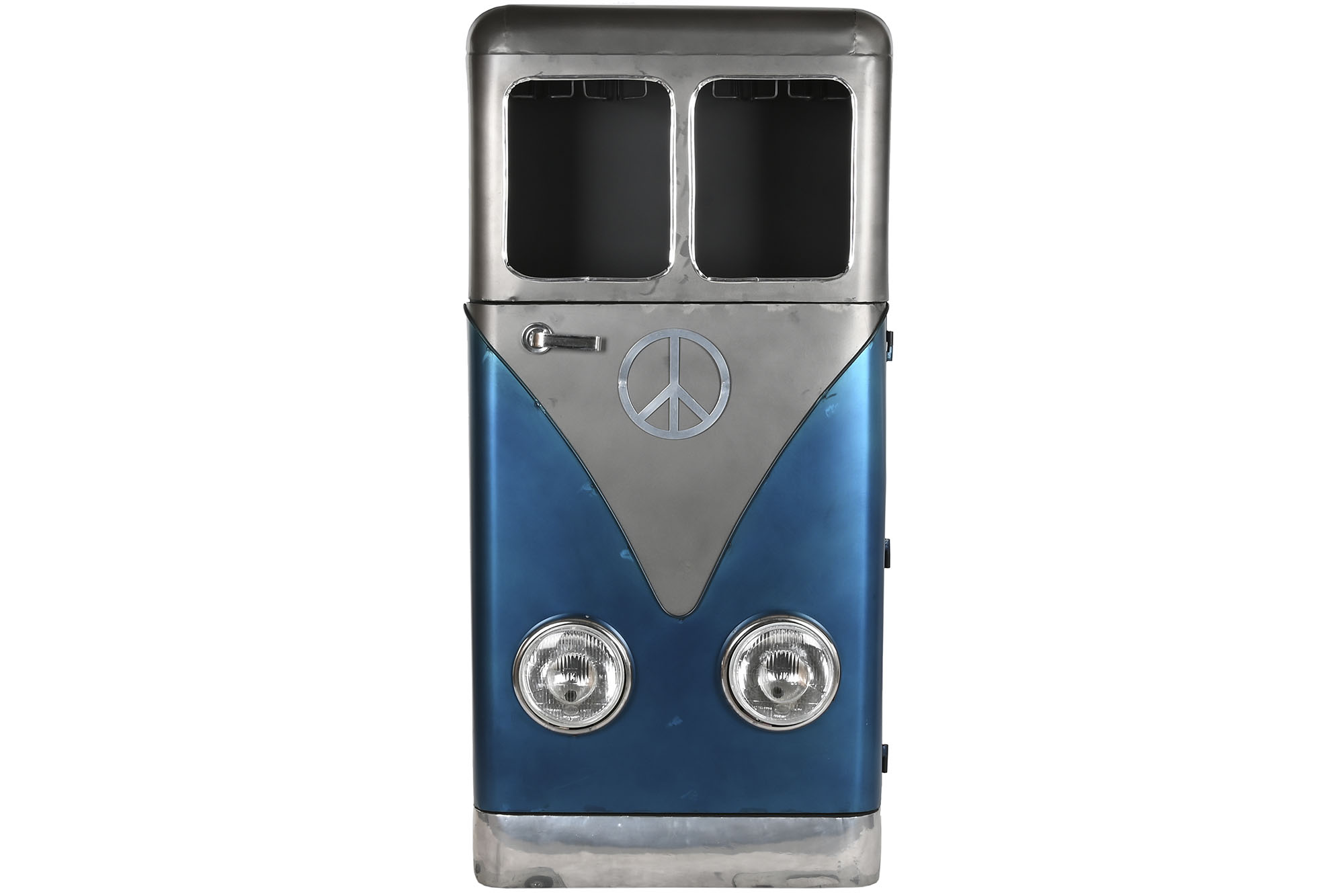 Botellero metal 71x43x152 furgoneta azul