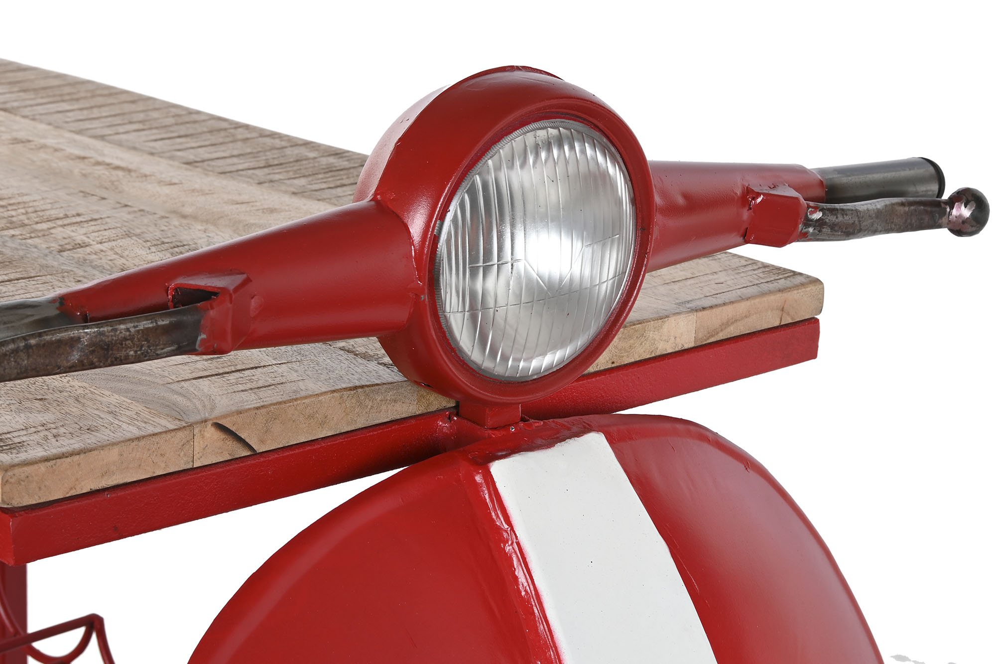 Botellero metal 183x51x102 moto rojo