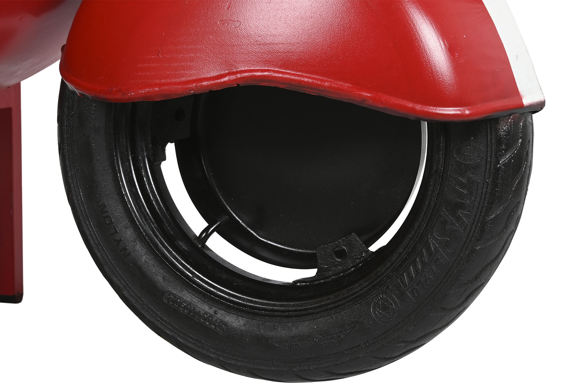 Botellero metal 183x51x102 moto rojo