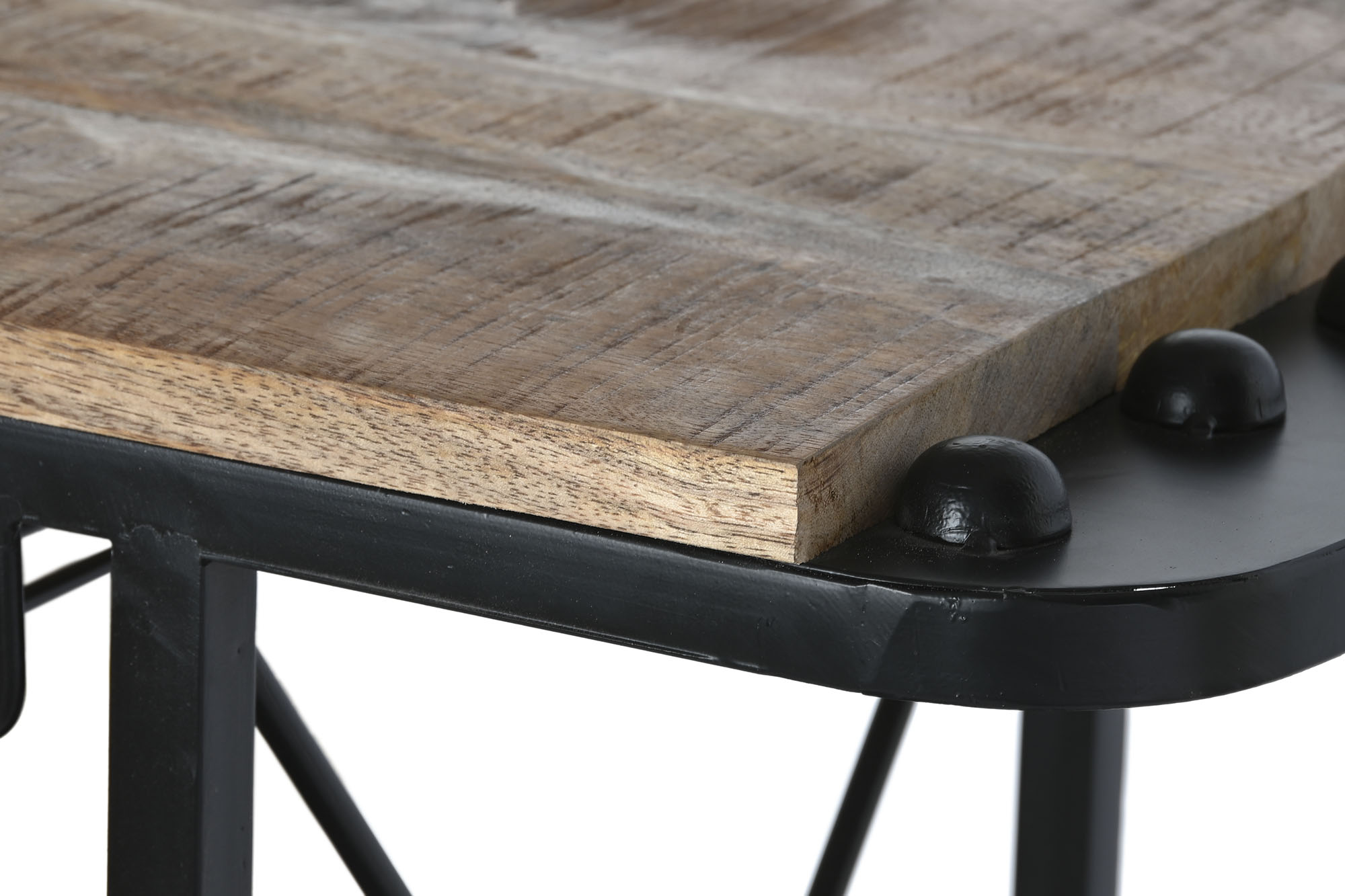 Consola metal madera 191x58x91 52,30 avion negro