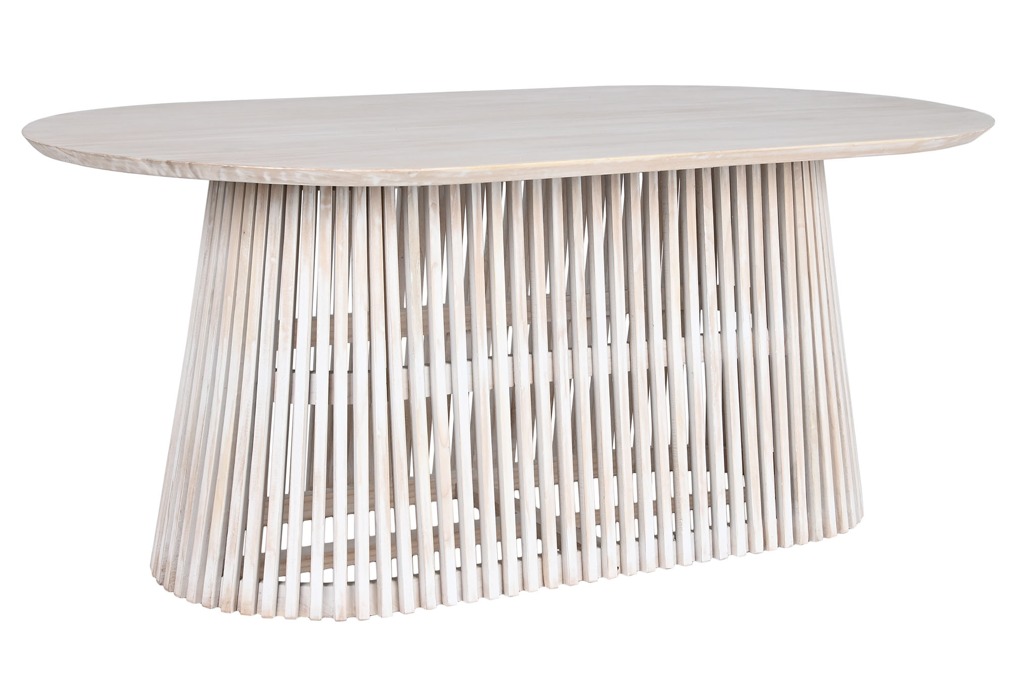 Mesa ovalada comedor mindi 180x100x75 decape