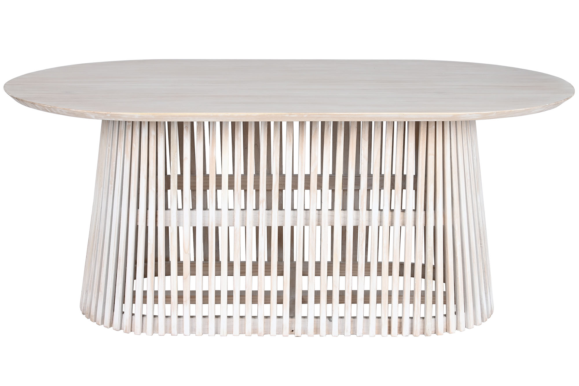 Mesa ovalada comedor mindi 180x100x75 decape