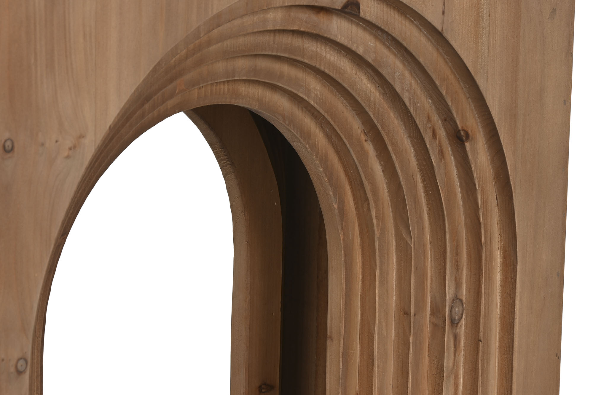 Consola abeto cristal 122x30x80 3,00 arco marron