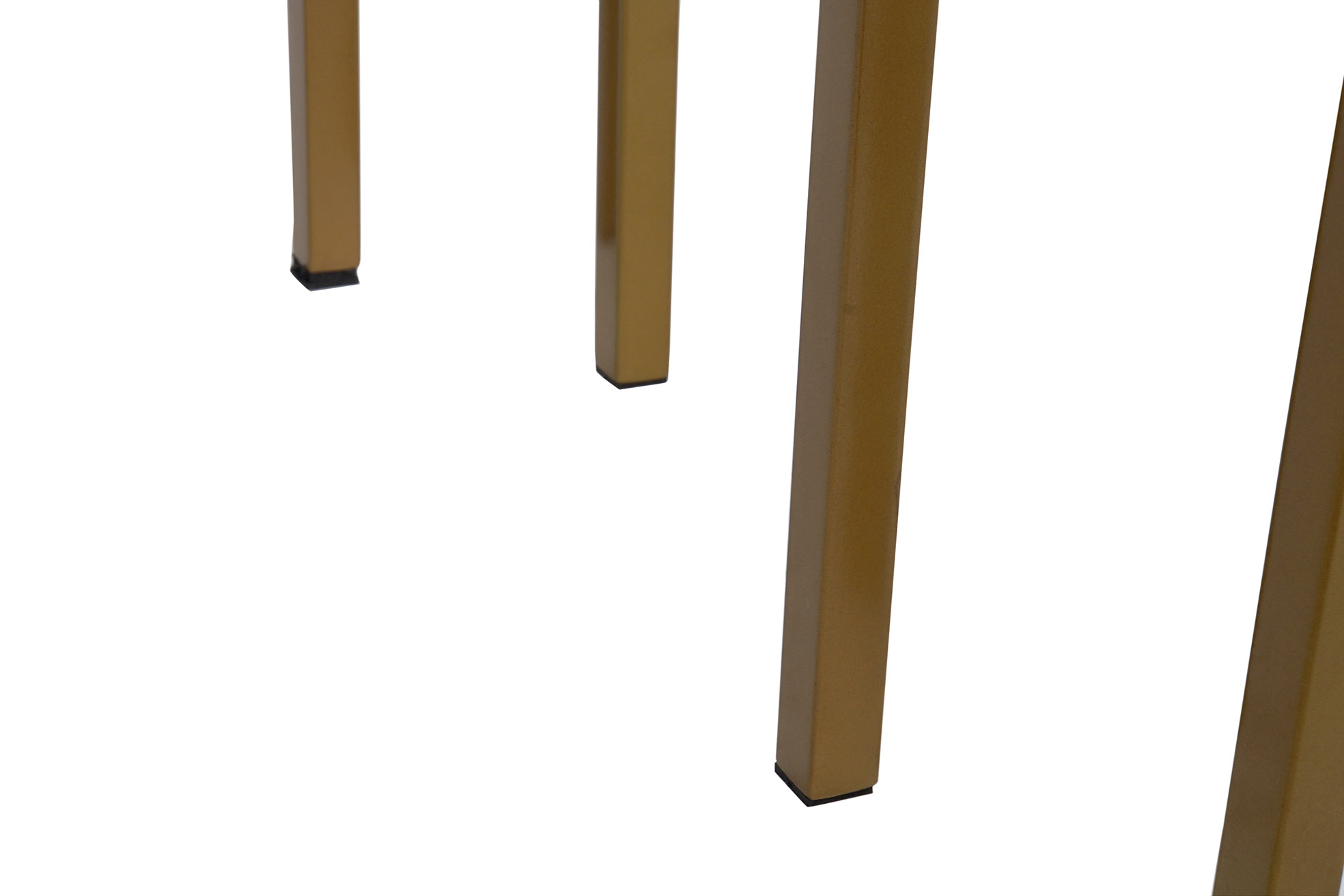 Consola set 3 metal aluminio 109,5x37,5x80 gris