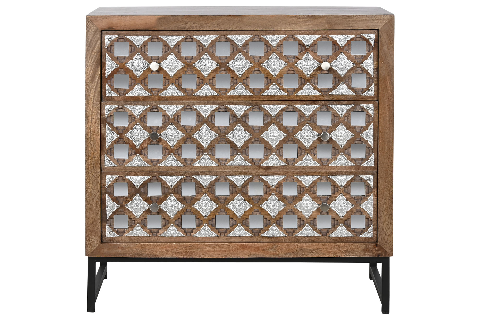 Comoda mango espejo 80x38x80 natural