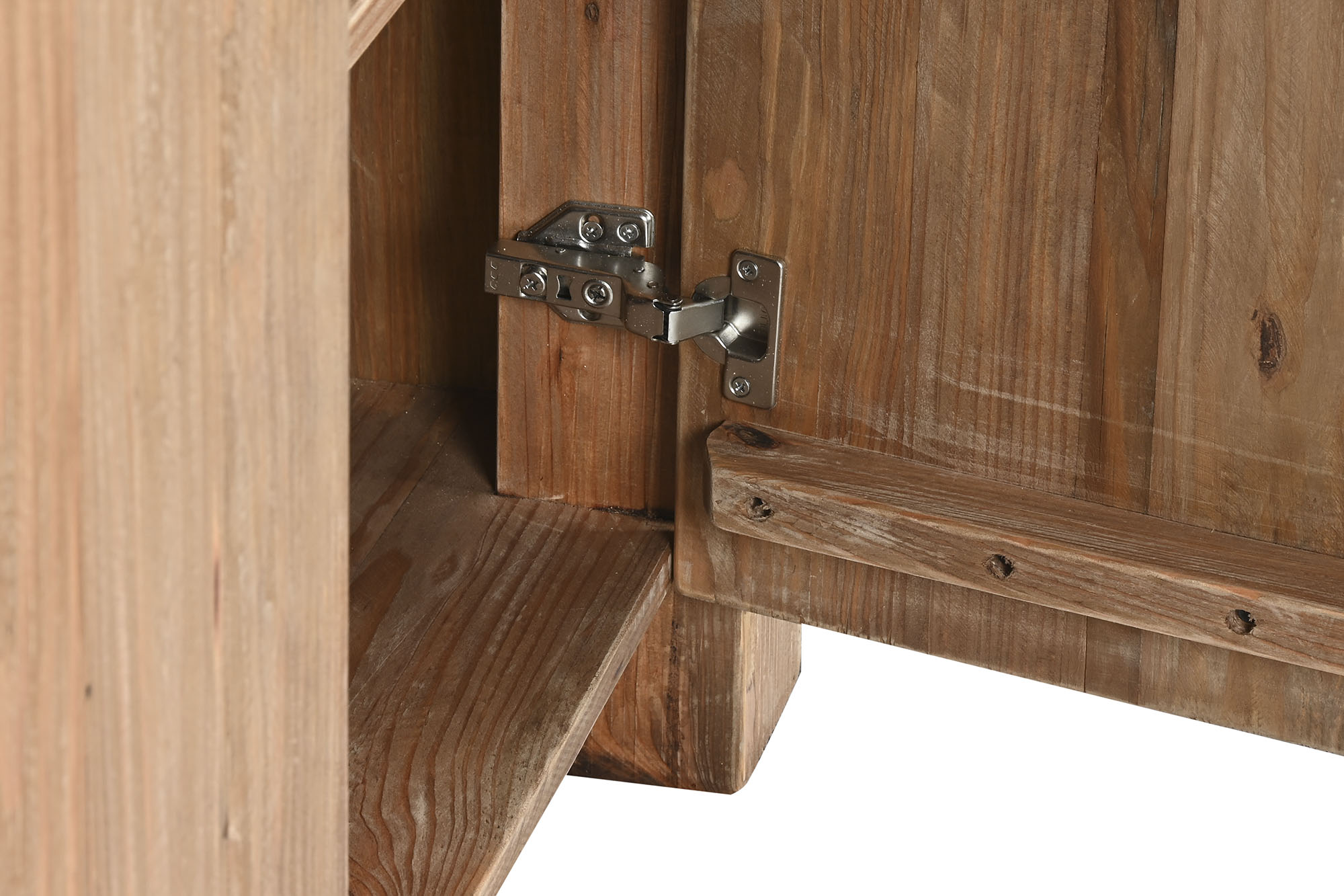 Aparador madera reciclada pino 118x51x85 natural
