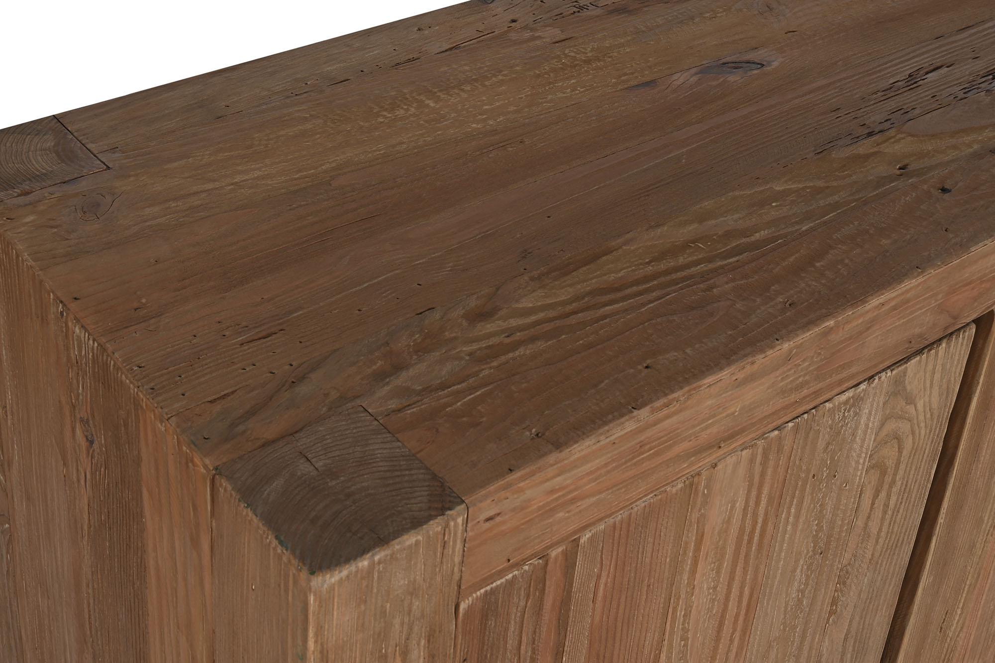Aparador madera reciclada pino 118x51x85 natural