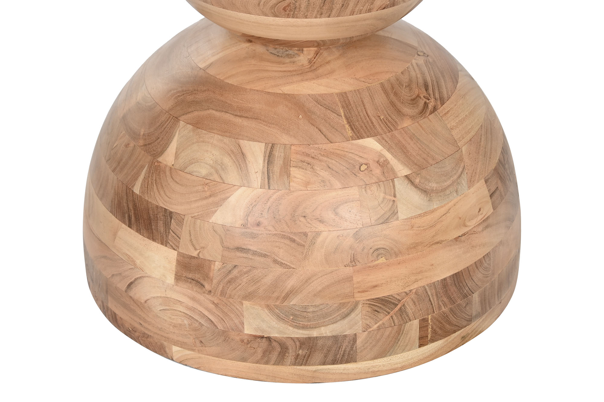Mesa redonda comedor acacia 115x115x76 natural