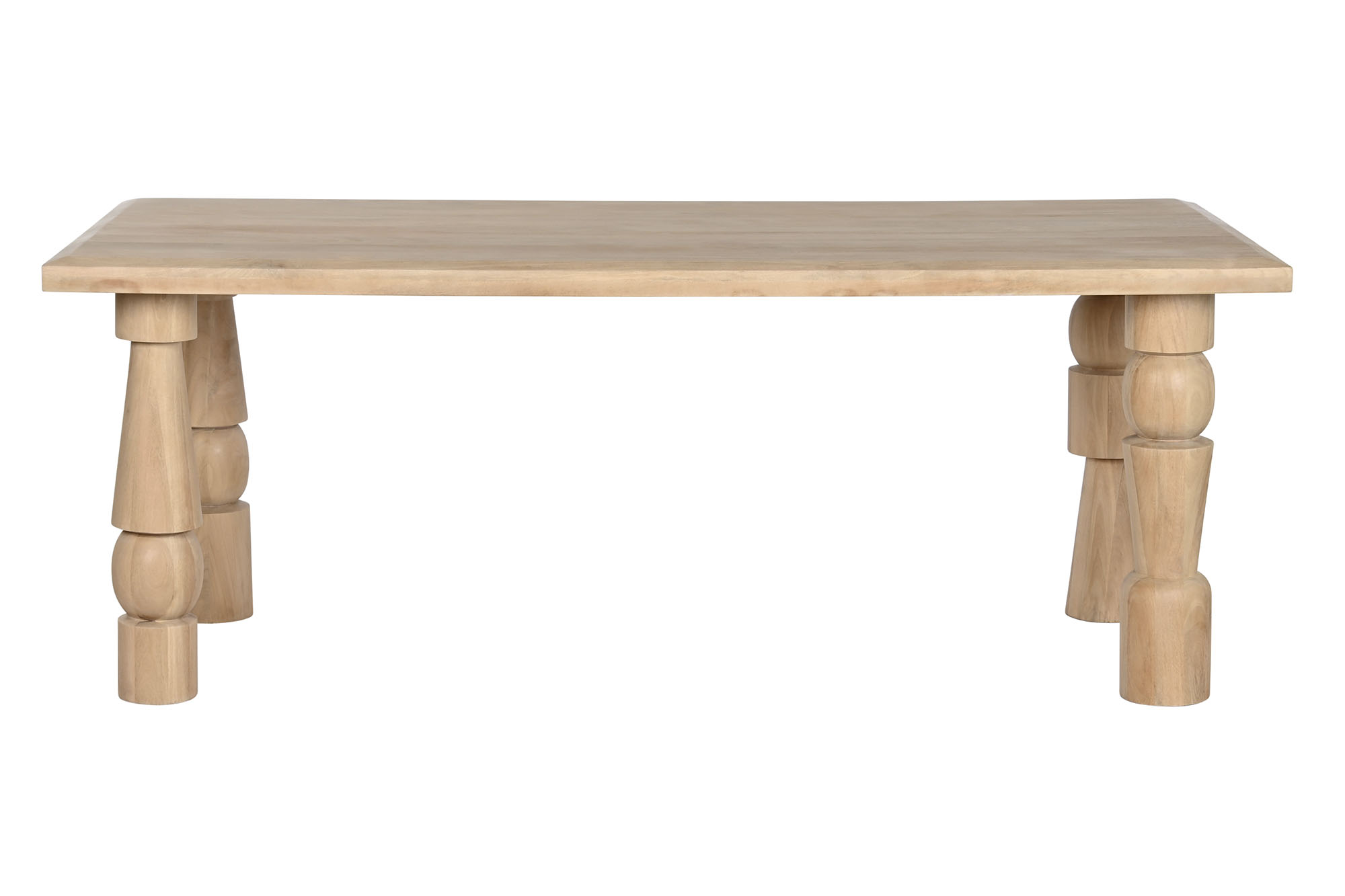 Mesa comedor mango 200x90x76 natural