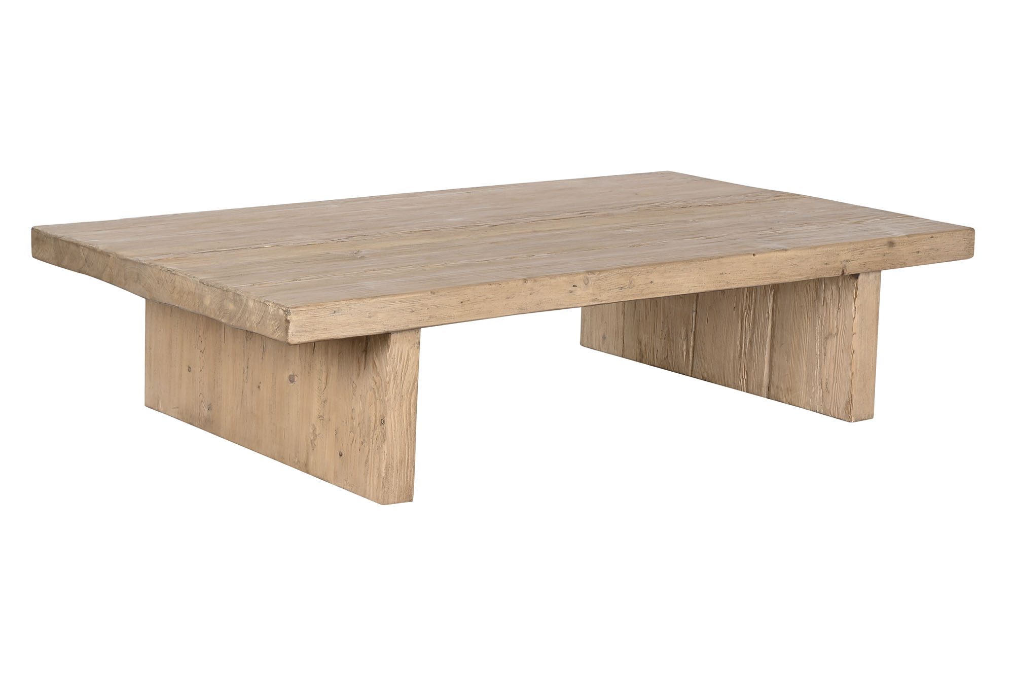 Mesa centro olmo macizo 170x100x40 natural natural