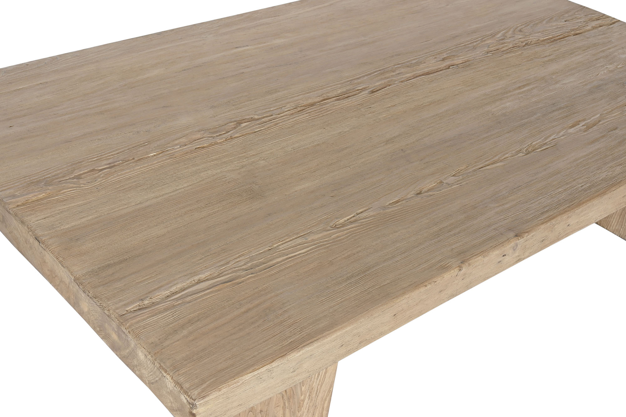 Mesa centro olmo macizo 170x100x40 natural natural