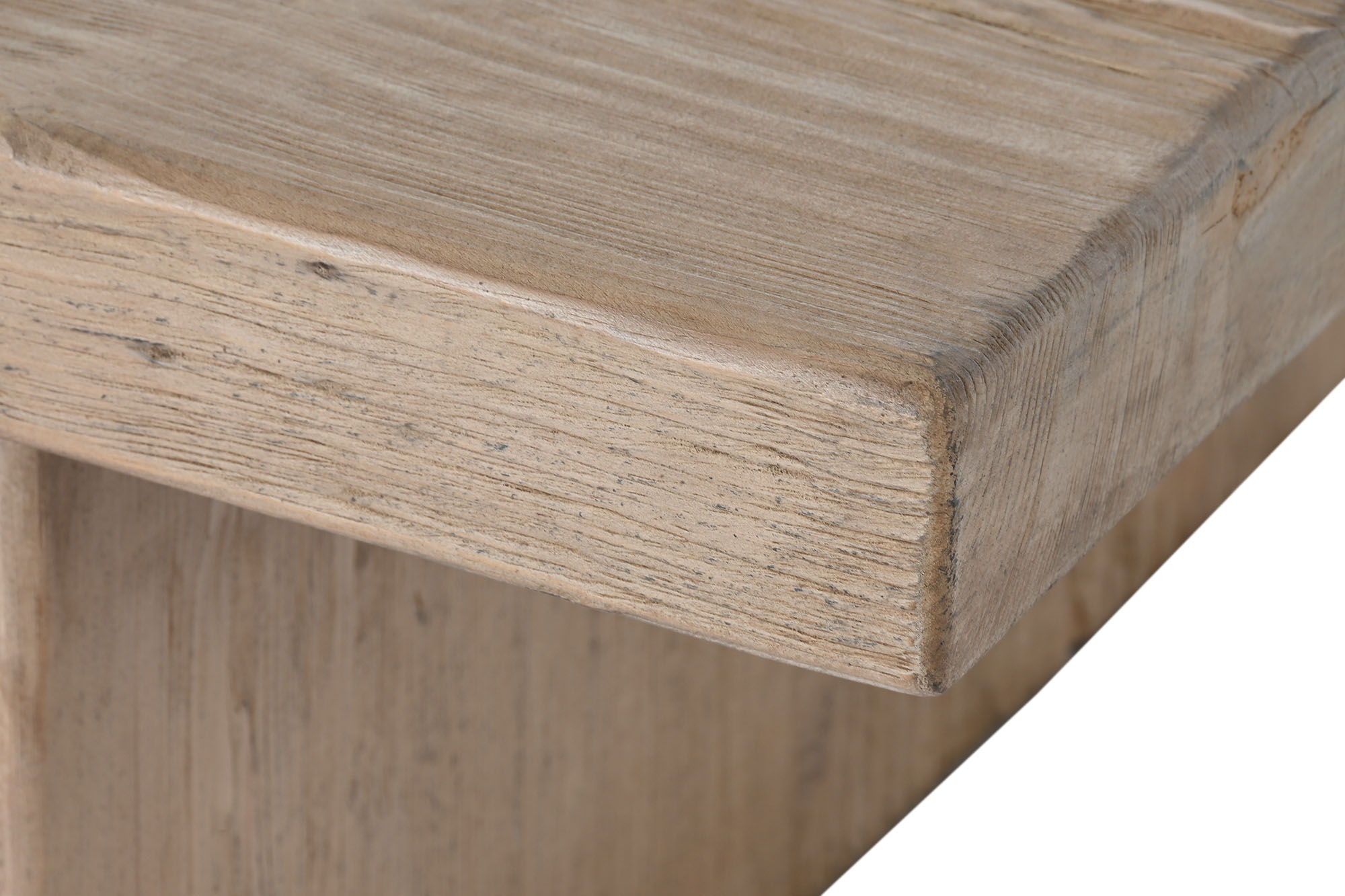 Mesa centro olmo macizo 170x100x40 natural natural