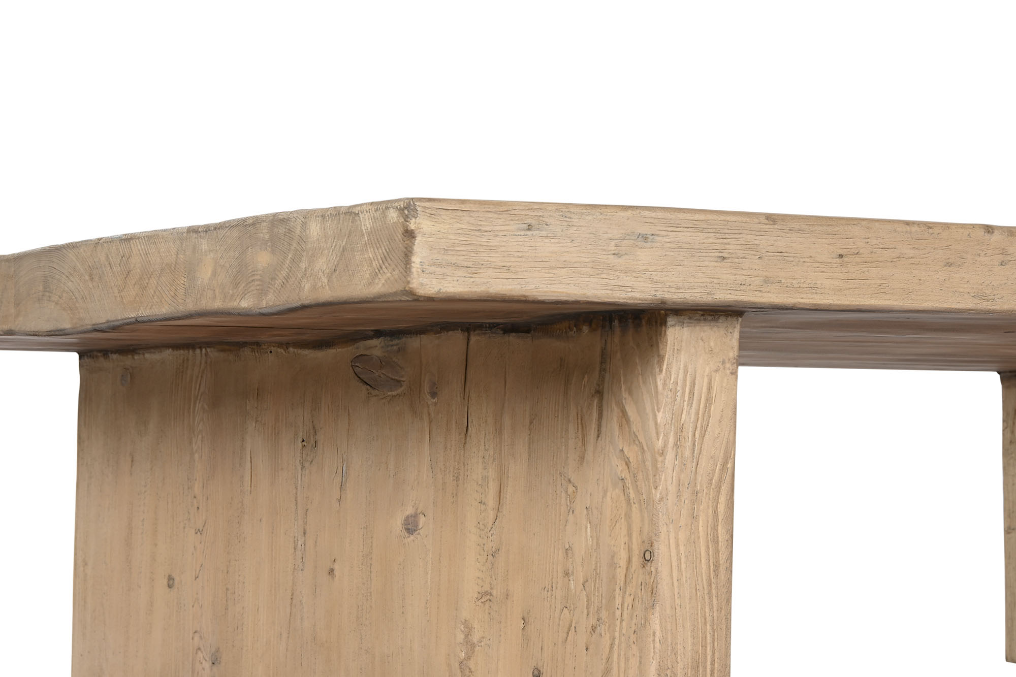 Mesa centro olmo macizo 170x100x40 natural natural