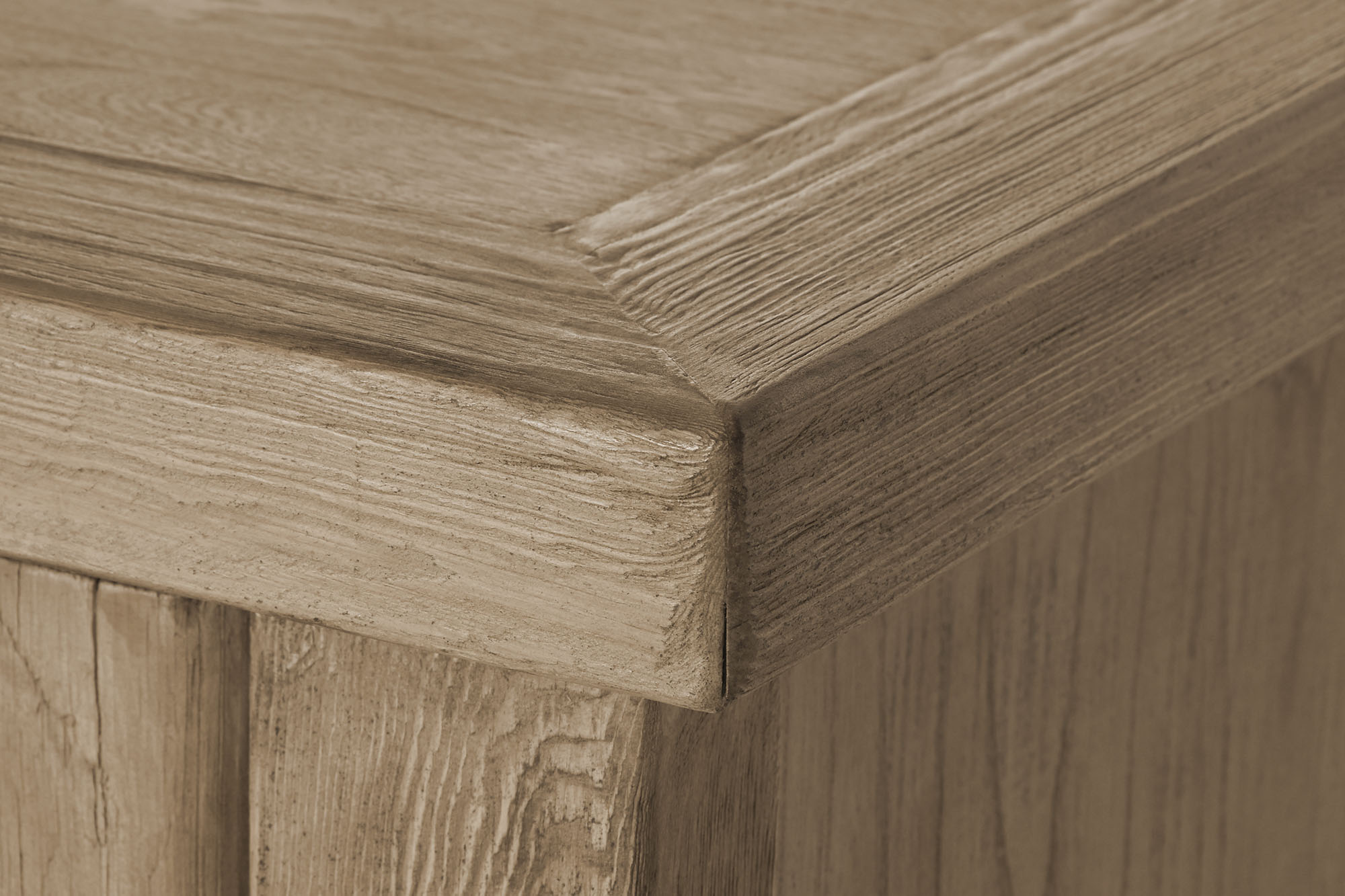 Aparador olmo macizo 230x48x96 96,00 natural