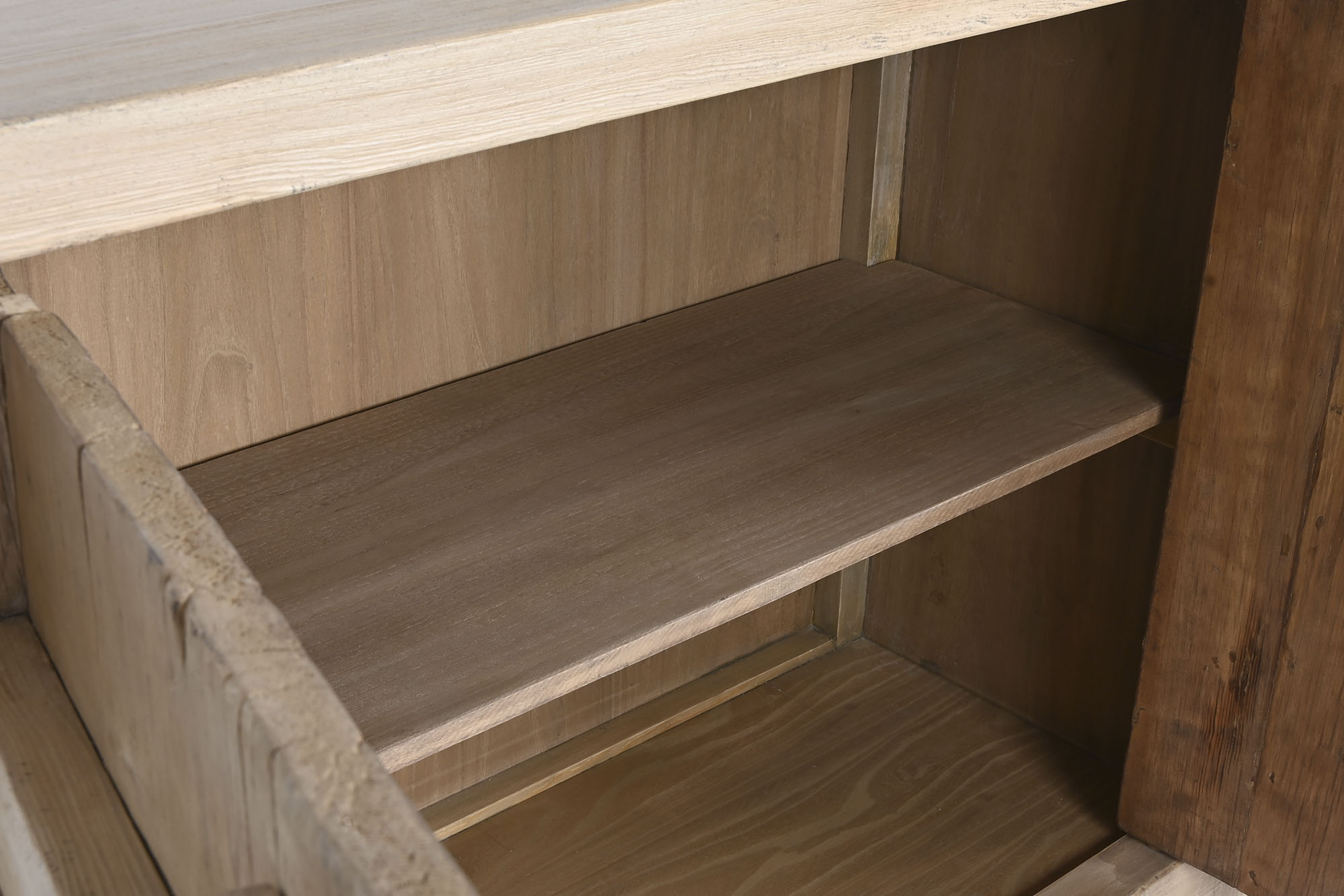 Aparador olmo macizo 230x48x96 96,00 natural