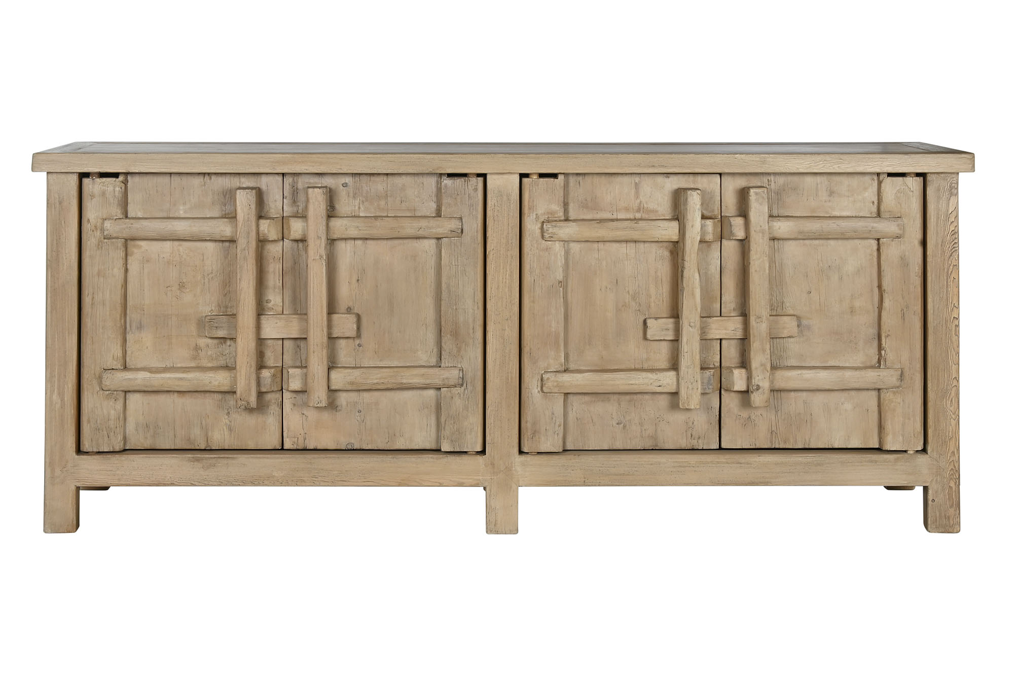 Aparador olmo macizo 230x48x96 96,00 natural