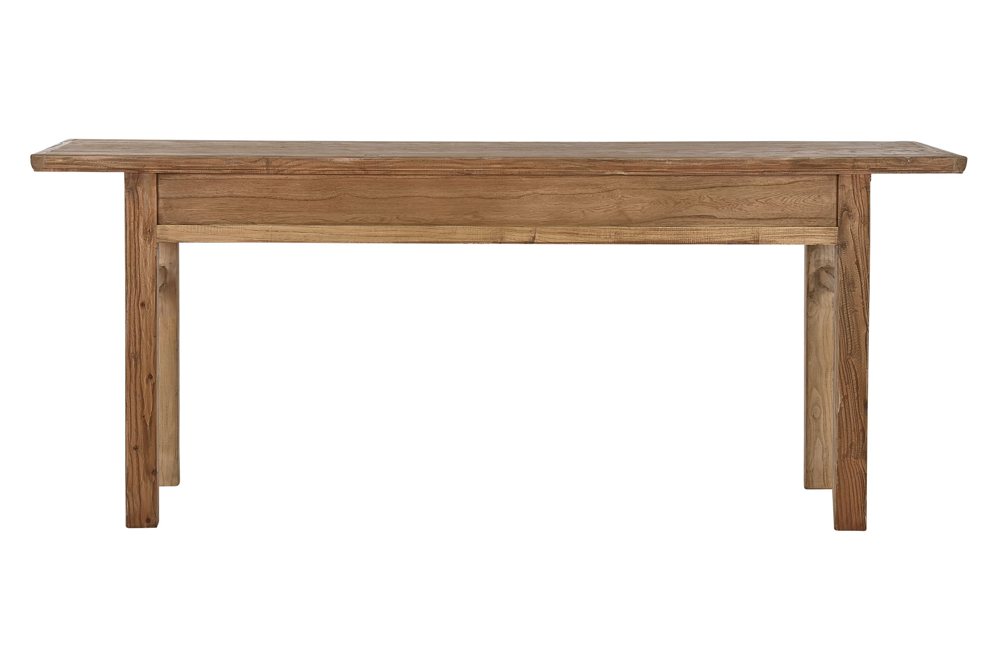 Consola olmo macizo 200x42x85 55,00 natural